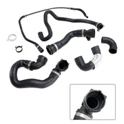 2008-2010 BMW 135i 6PCS Radiator Coolant Water Hose Pipe Kit 17128634285