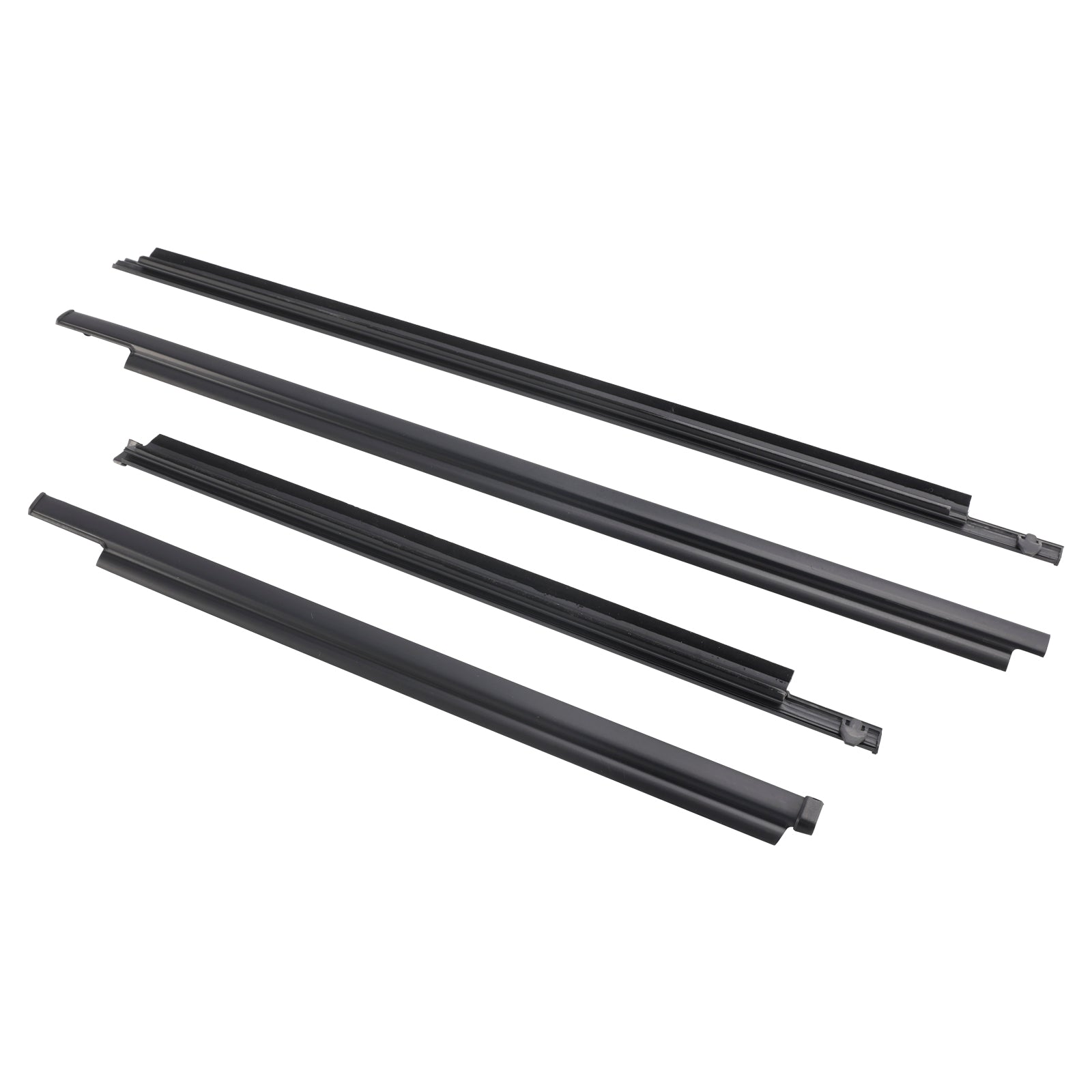 1996-2001 TOYOTA 4RUNNER 4PCS Door Glass Belt Outer Molding Weatherstrip