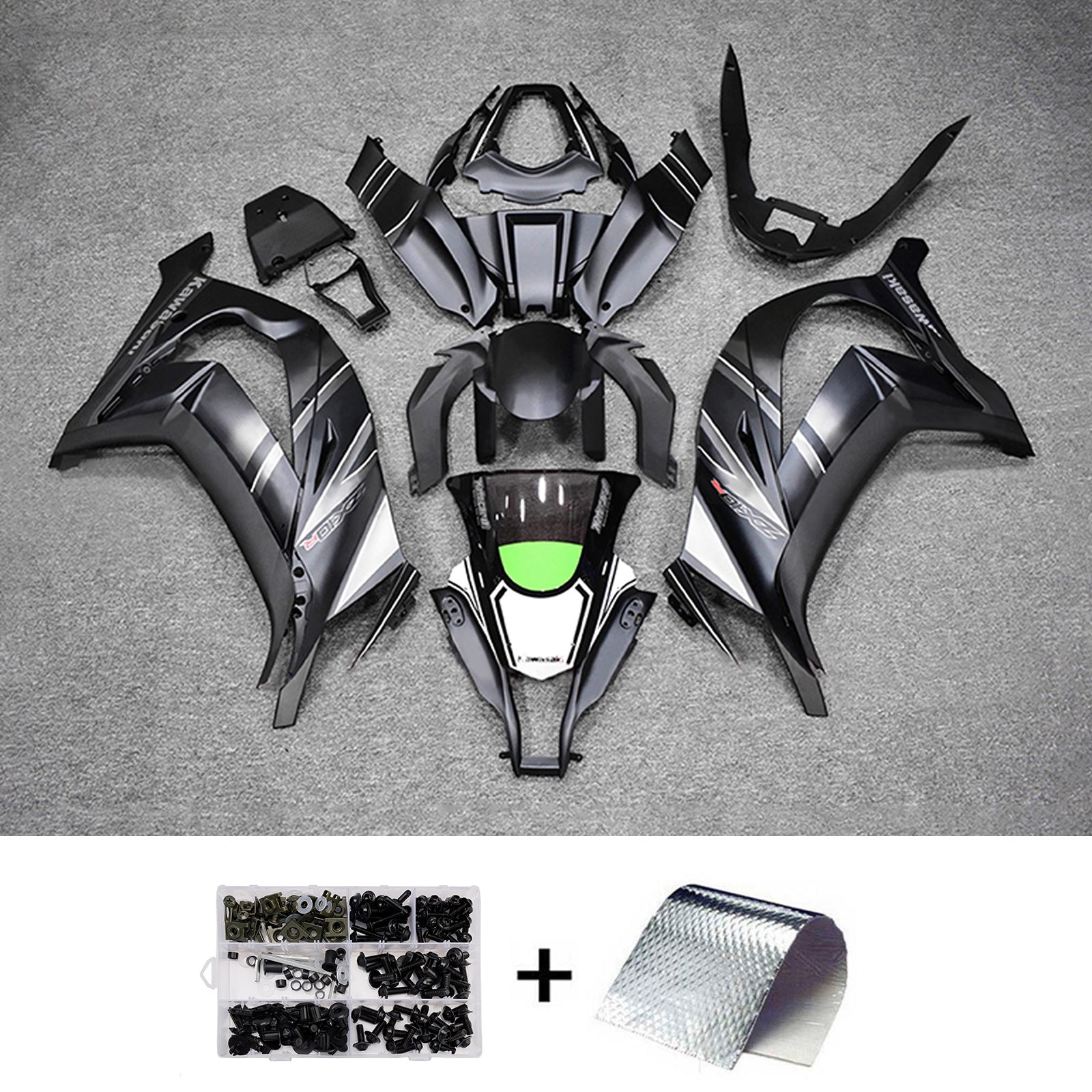 Injection Fairing Kit Bodywork Plastic ABS fit For Kawasaki ZX10R 2011-2015