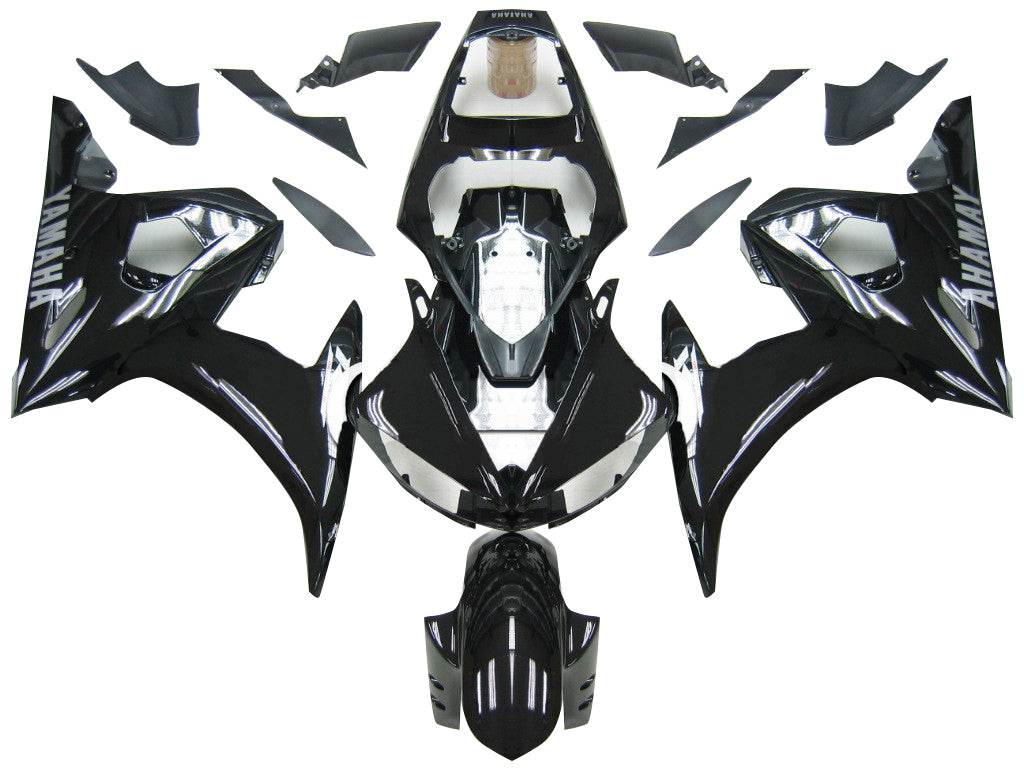 2003-2004 Yamaha R6 & 2006-2009 YZF R6S White Multi Color Fairing Kit