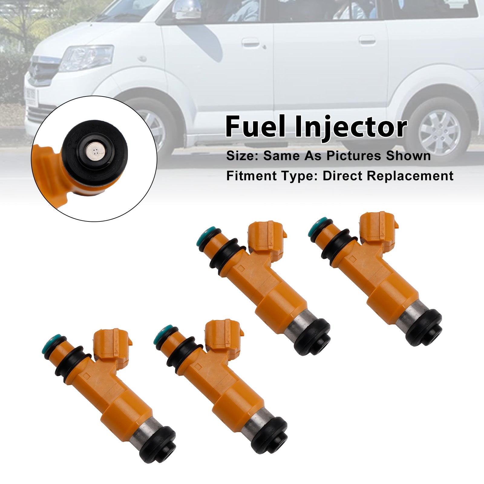 4Pcs Fuel Injector For Suzuki APV Suzuki Futura 1500cc SL415 Euro II 15710-61J00