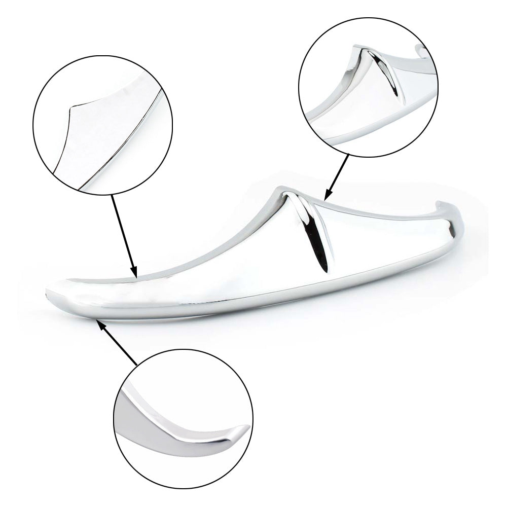 Touring FLHX FLTR Generic Rear Front Fender Leading Edge Tip Trim Accent Chrome For