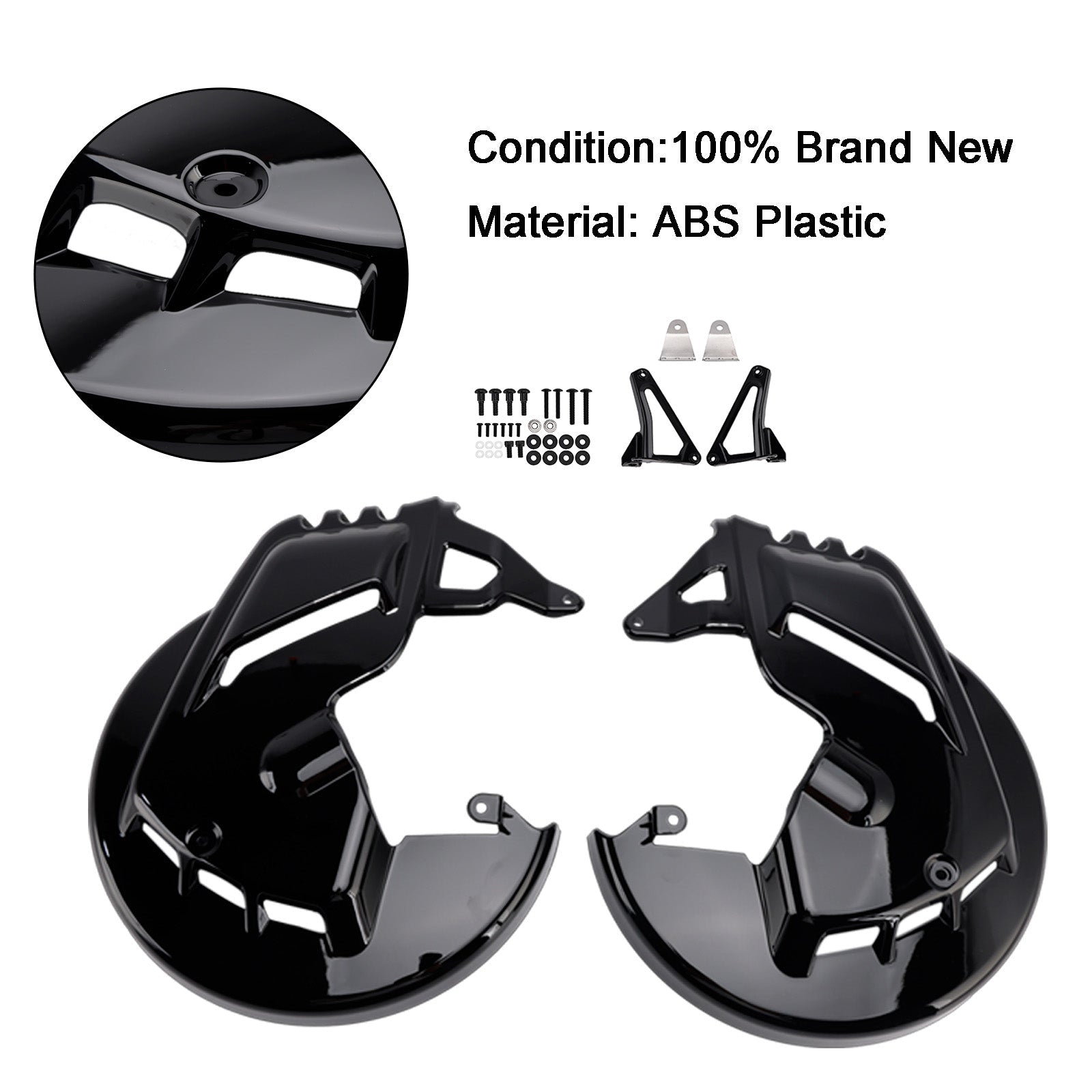 2001-2015 For Honda Goldwing and Goldwing Tour models Front Brake Disc Rotor Covers
