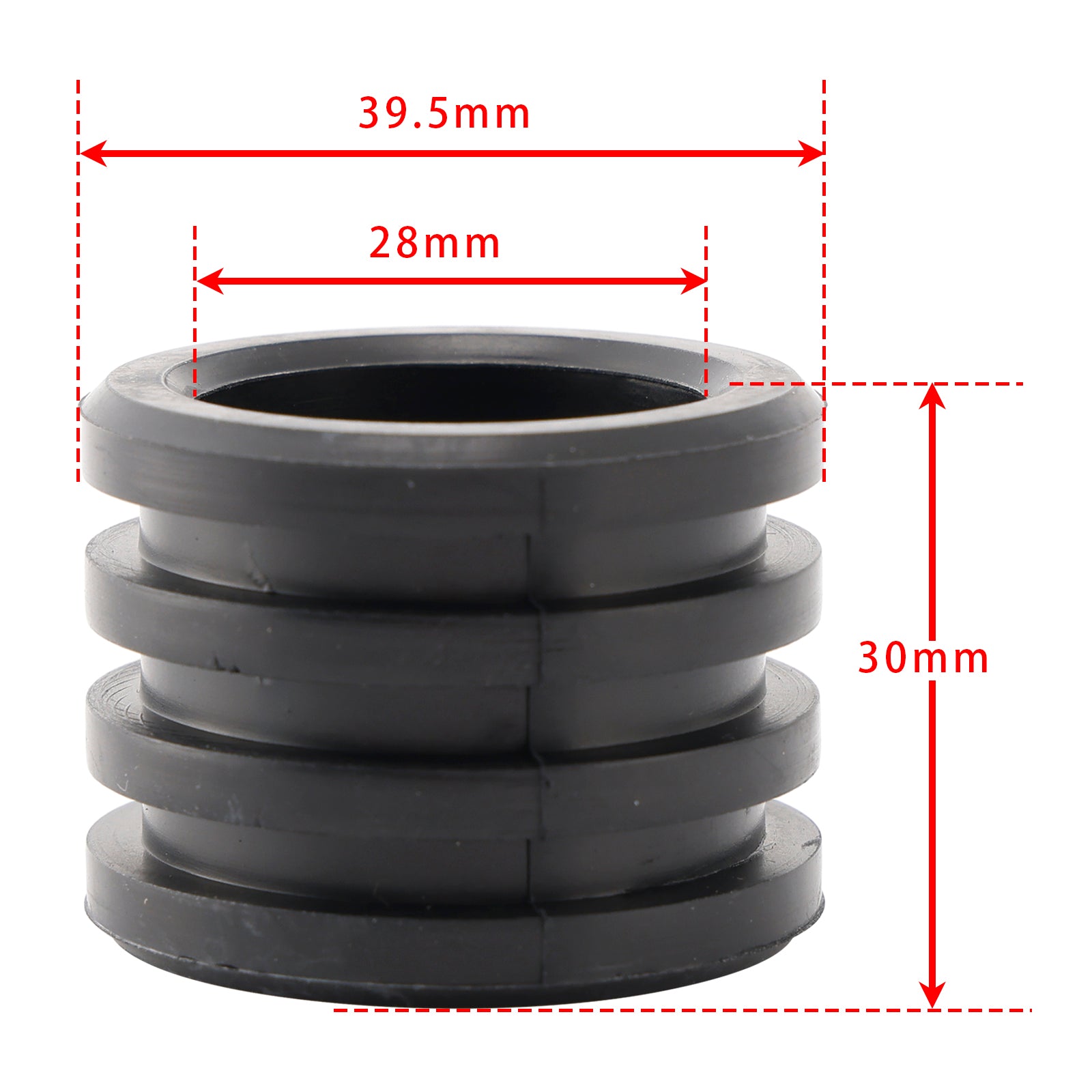 1984-2007 Honda CR250R CR 250 2X Exhaust Gasket Rubber Flange 18365-KA4-730