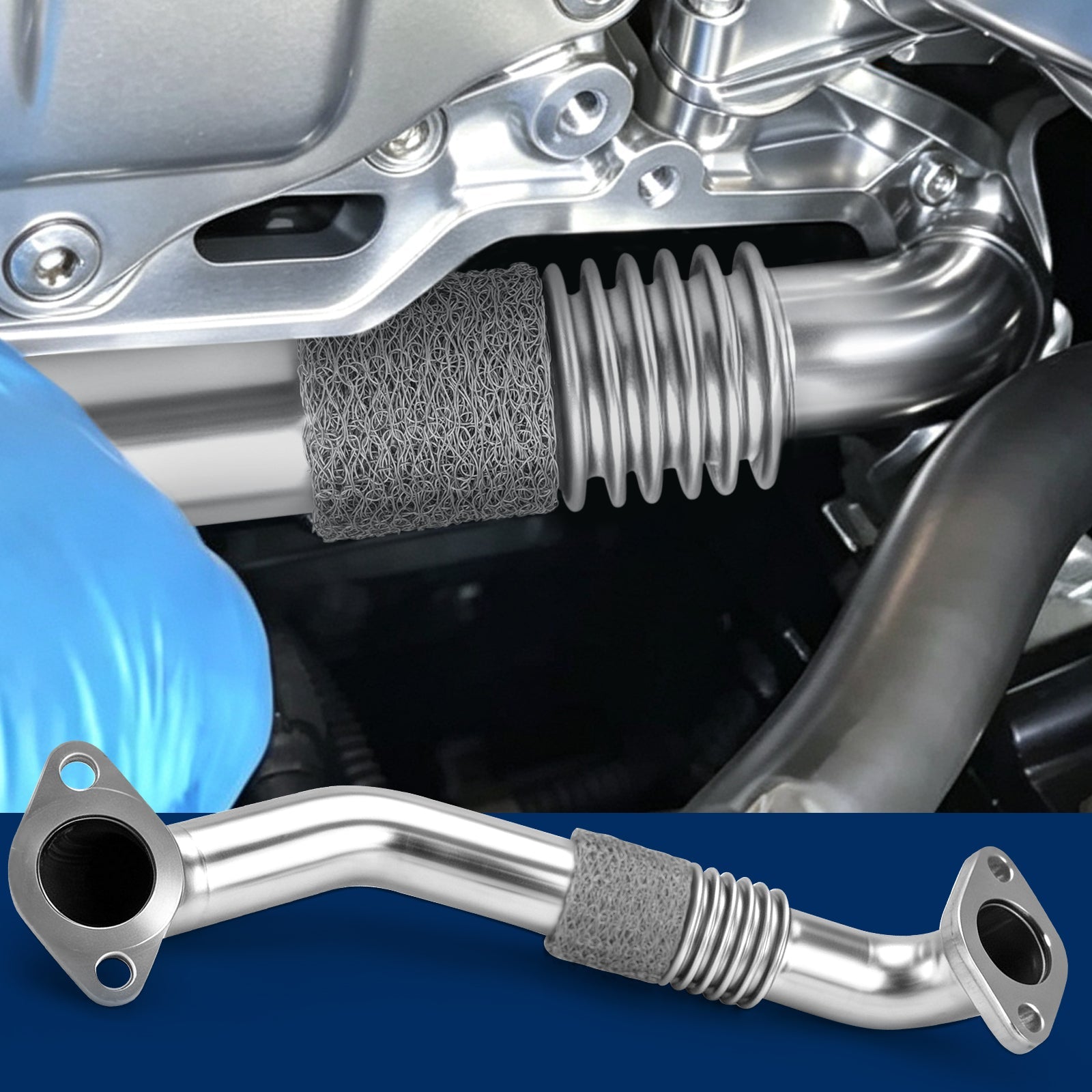 EGR Pipe Repair Kit for Honda Accord CR-V Civic 2.2 i-DTEC Diesel 18725-RL0-G02