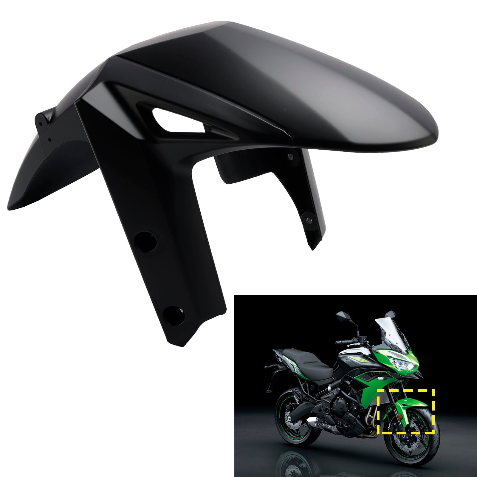 2022-2024 Kawasaki Versys 650 KLE650 Front Fender Mudguard Fairing