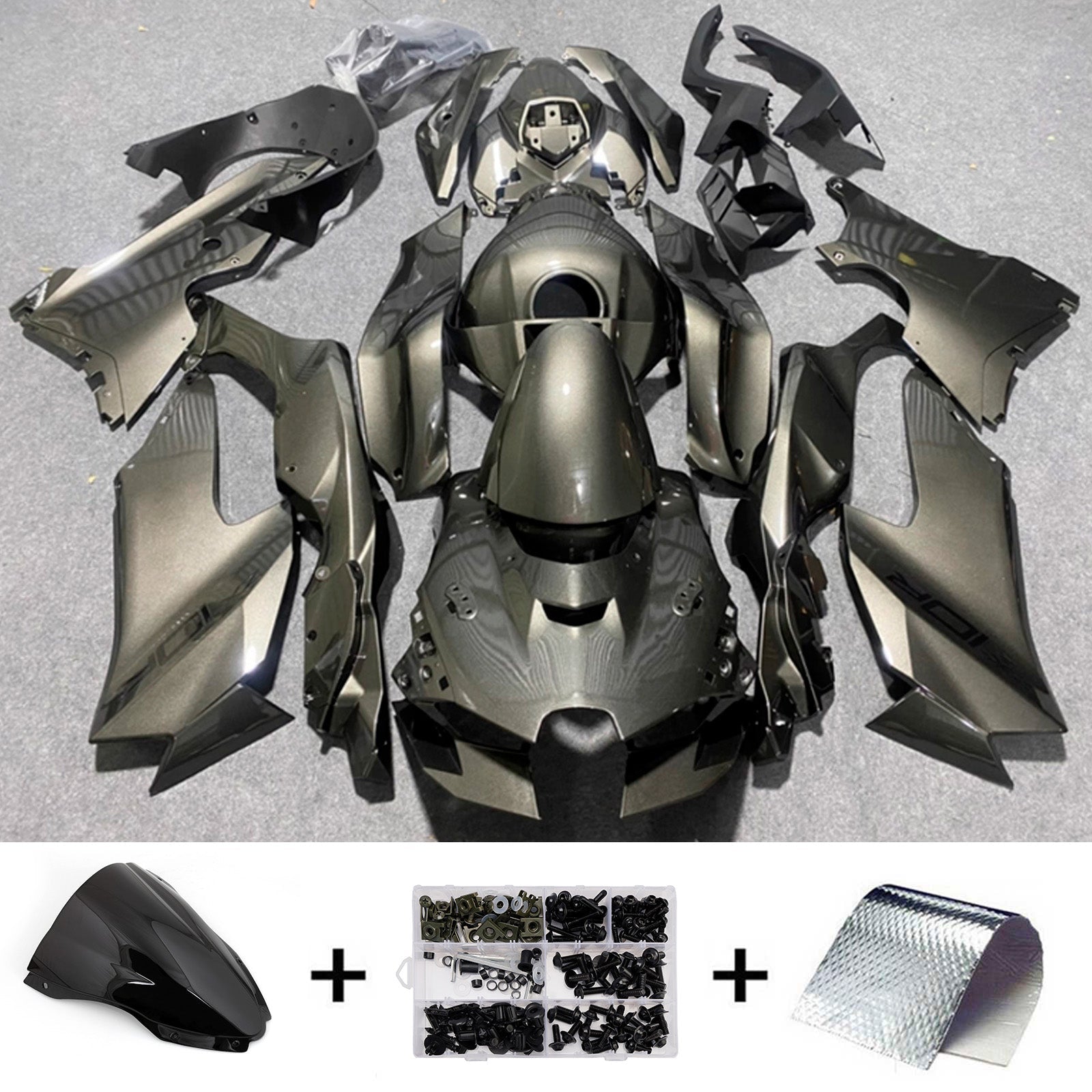 Injection Fairing Kit Bodywork ABS fit For Kawasaki ZX-10R ZX-10RR 2021-2025