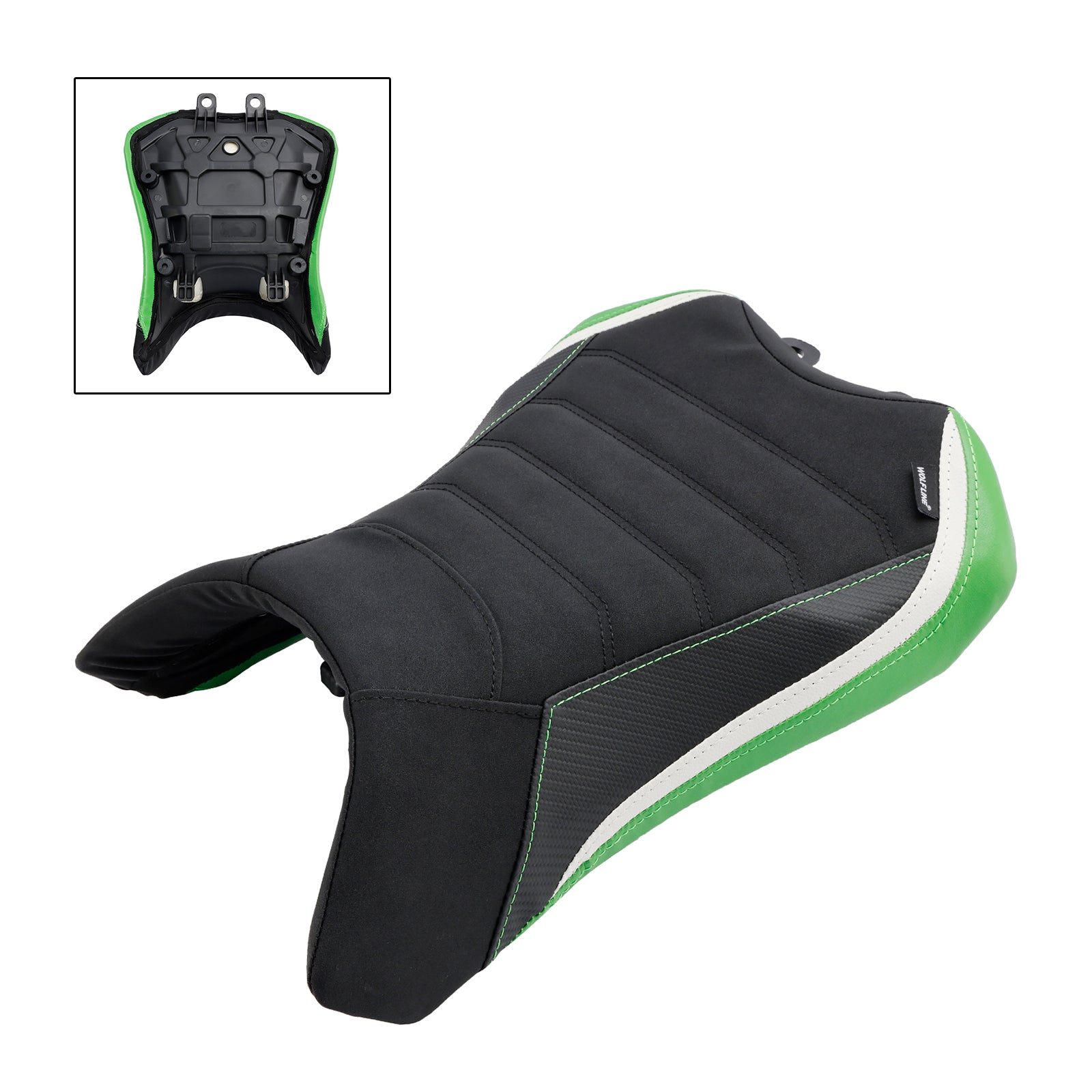 2022-2023 KAWASAKI Ninja 1000SX Front Driver Raider Seat Pillion Saddle Green