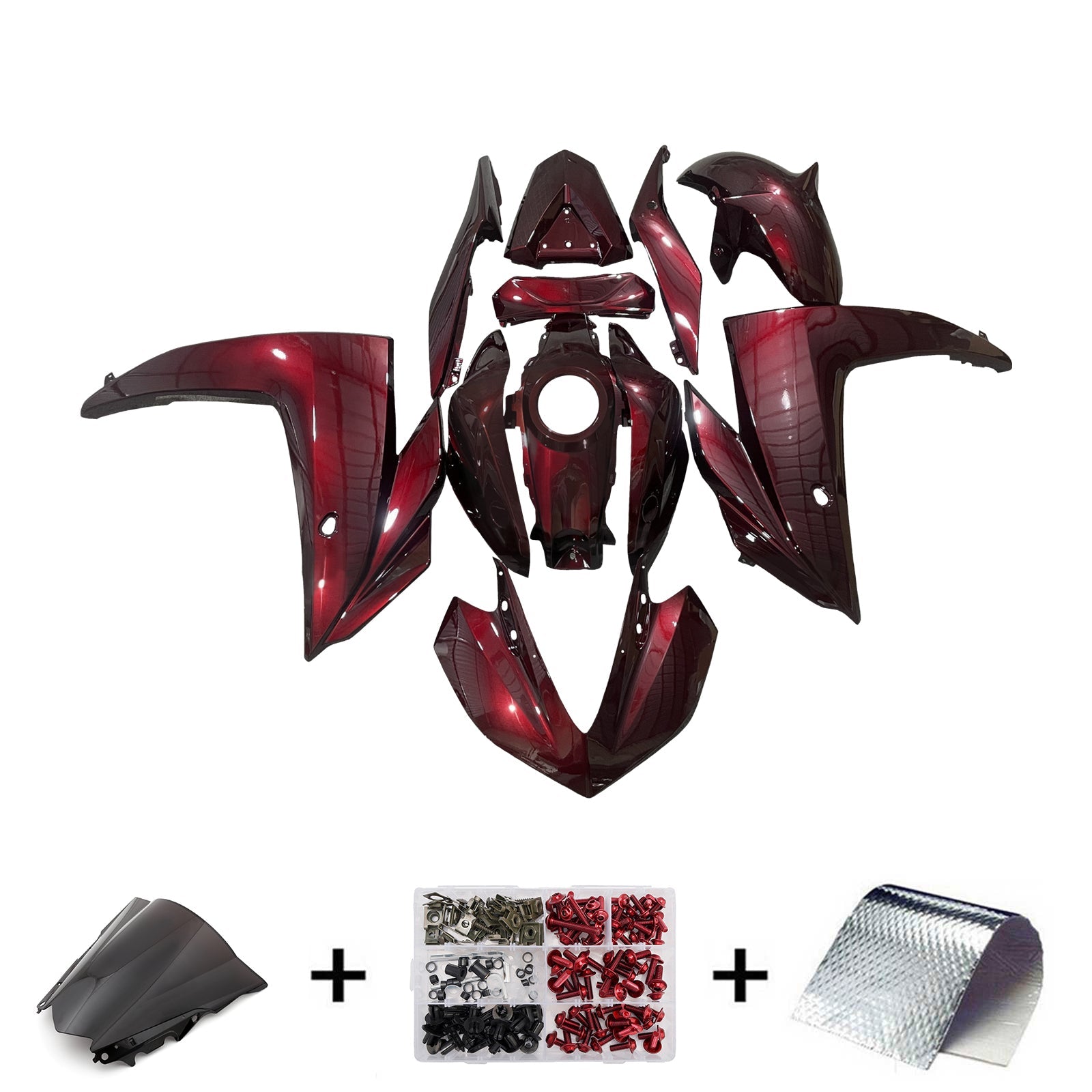 Injection Fairing Kit Bodywork ABS For Yamaha YZF-R3 2014-2018 R25 2015-2017