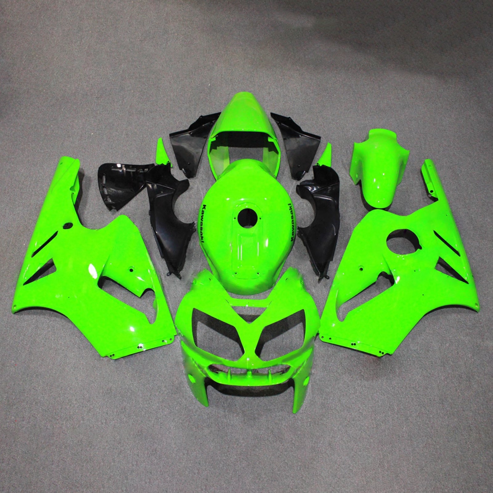 Injection Fairing Kit Bodywork Plastic ABS fit For Kawasaki ZX12R 2002-2005