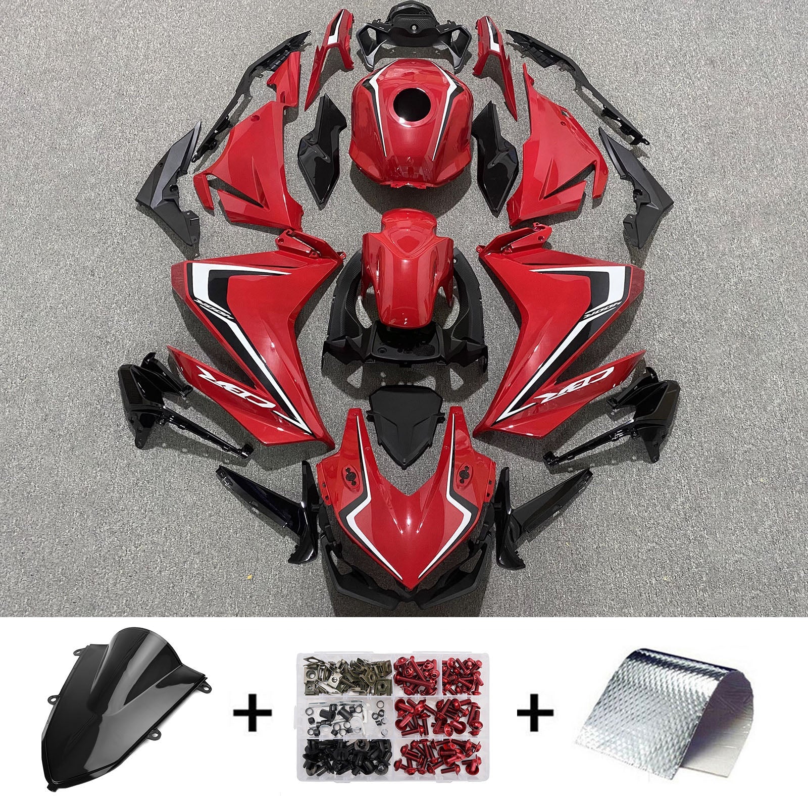 Injection Fairing Kit Bodywork Plastic ABS For Honda CBR500R 2019-2021