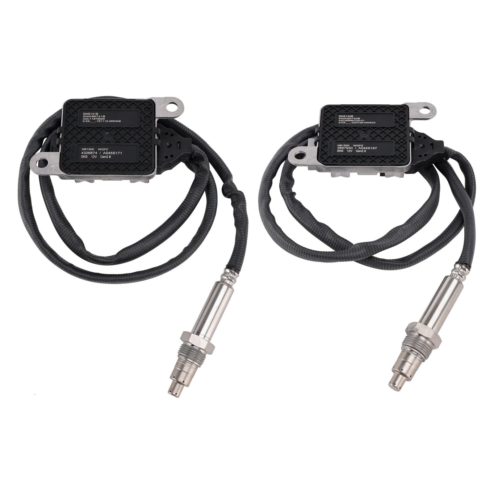 2013-2019 Peterbilt 367 L6 15.0L Kit Of Nox Sensor 5WK96740B 5WK96741B 4326874