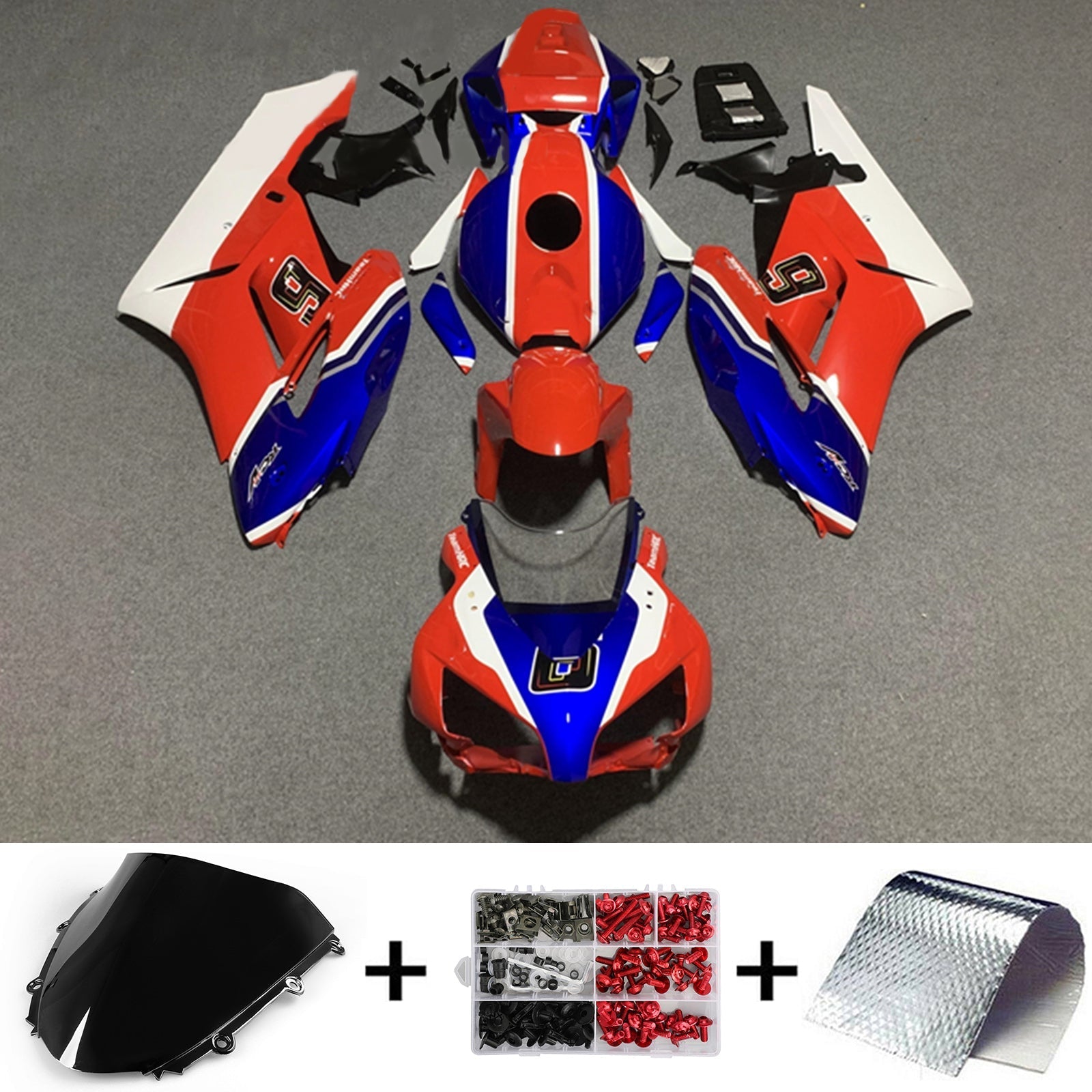 2004-2005 Honda CBR1000RR Fairing Kit Bodywork Plastic ABS