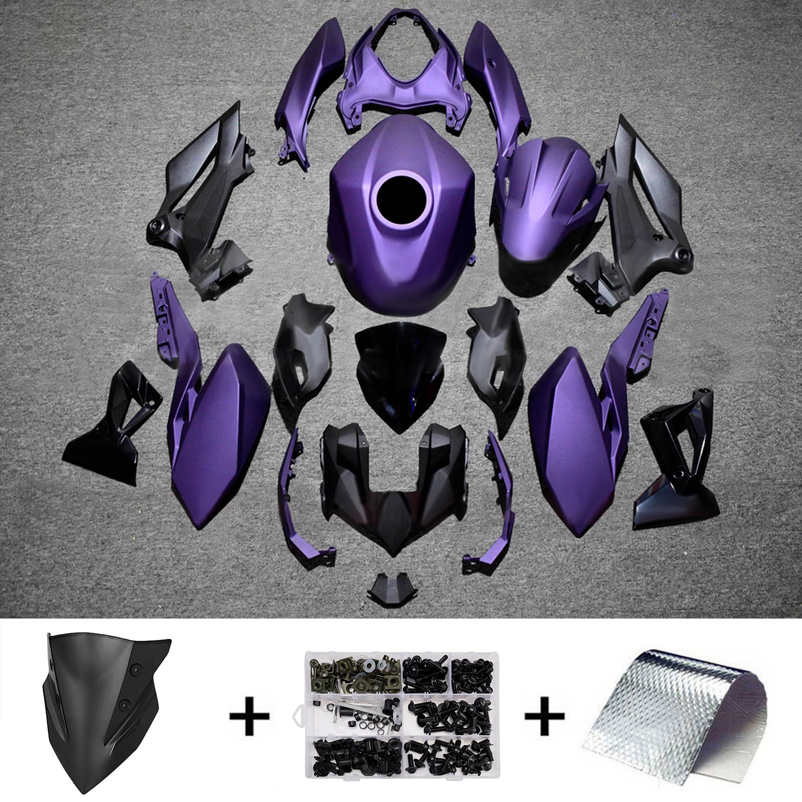 Injection Fairing Kit Bodywork Plastic ABS fit For Kawasaki Z400 2018-2024