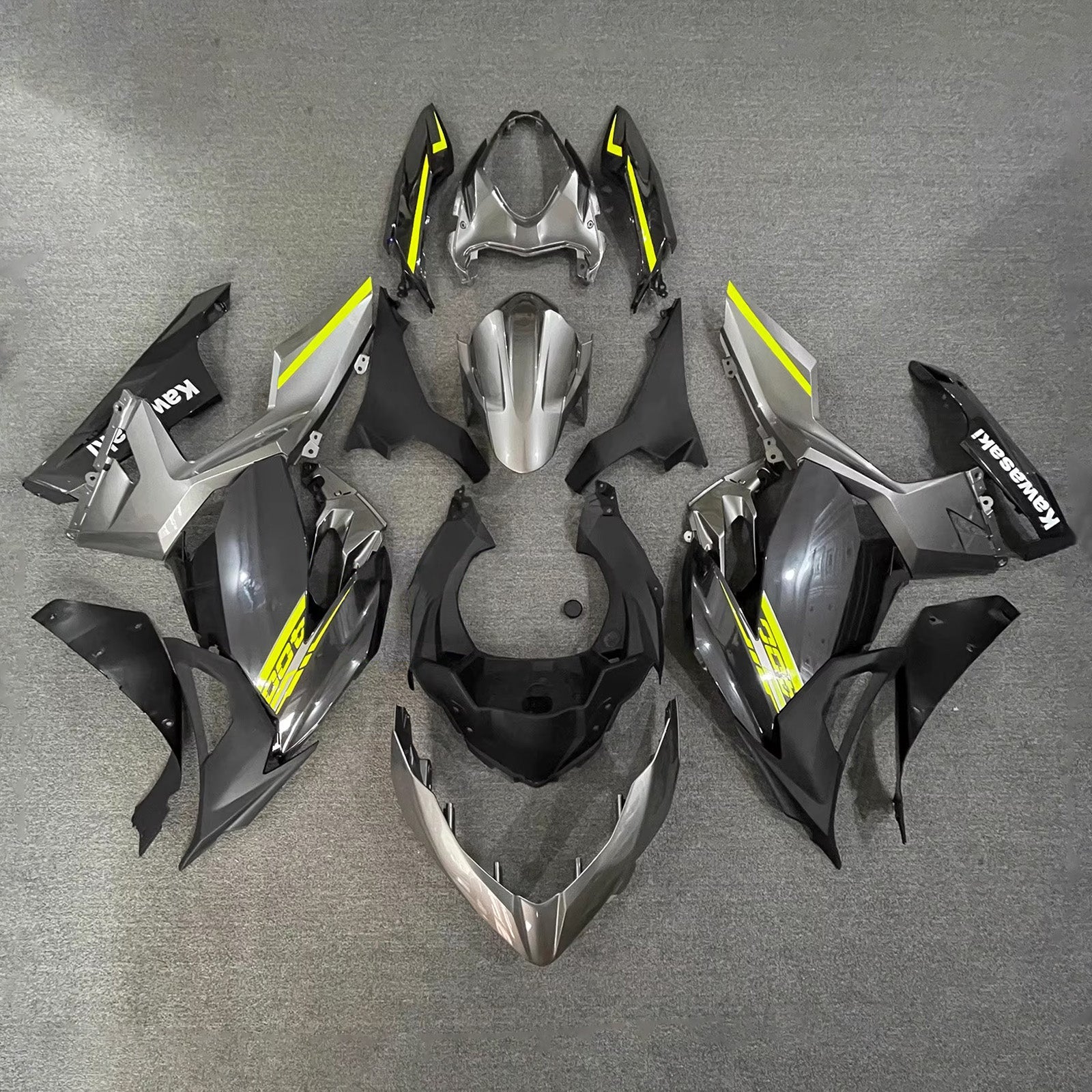 Injection Fairing Kit Bodywork Plastic ABS fit For Kawasaki EX400 Ninja400 2018-2024