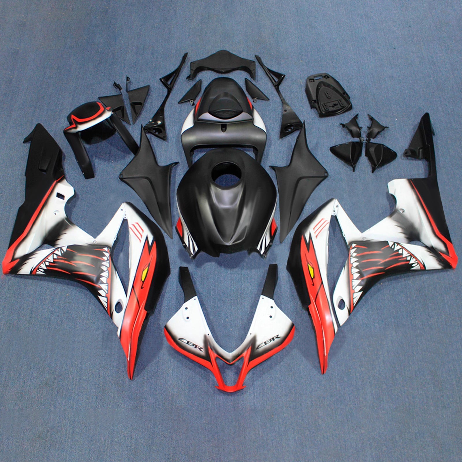 Injection Fairing Kit Bodywork Plastic ABS For Honda CBR600RR 2007-2008 F5