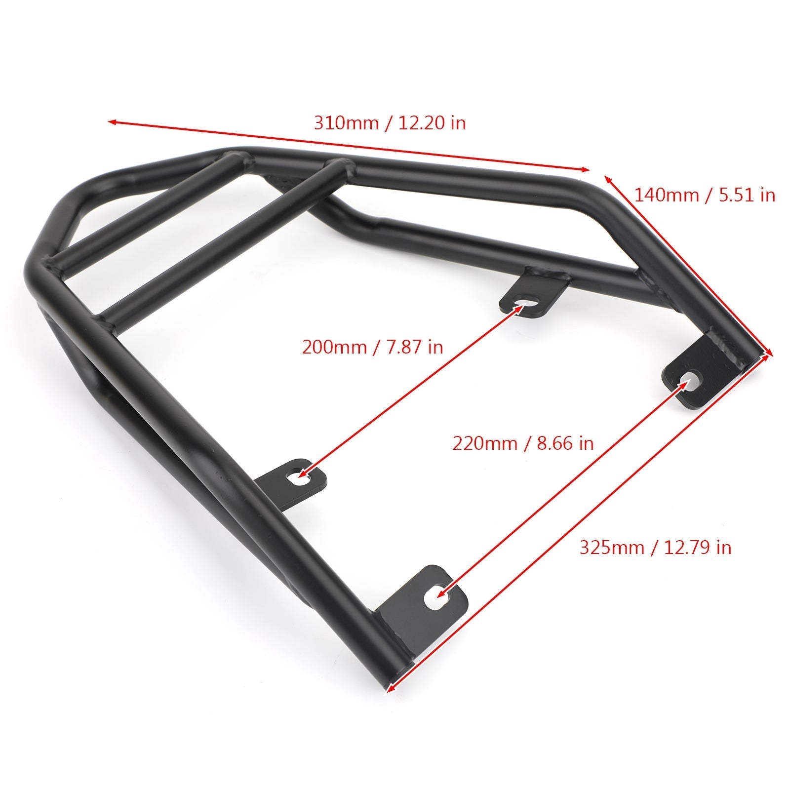2017-2018 Ducati Scrambler Desert Sled Rear Top Case Carrier Luggage Rack Generic