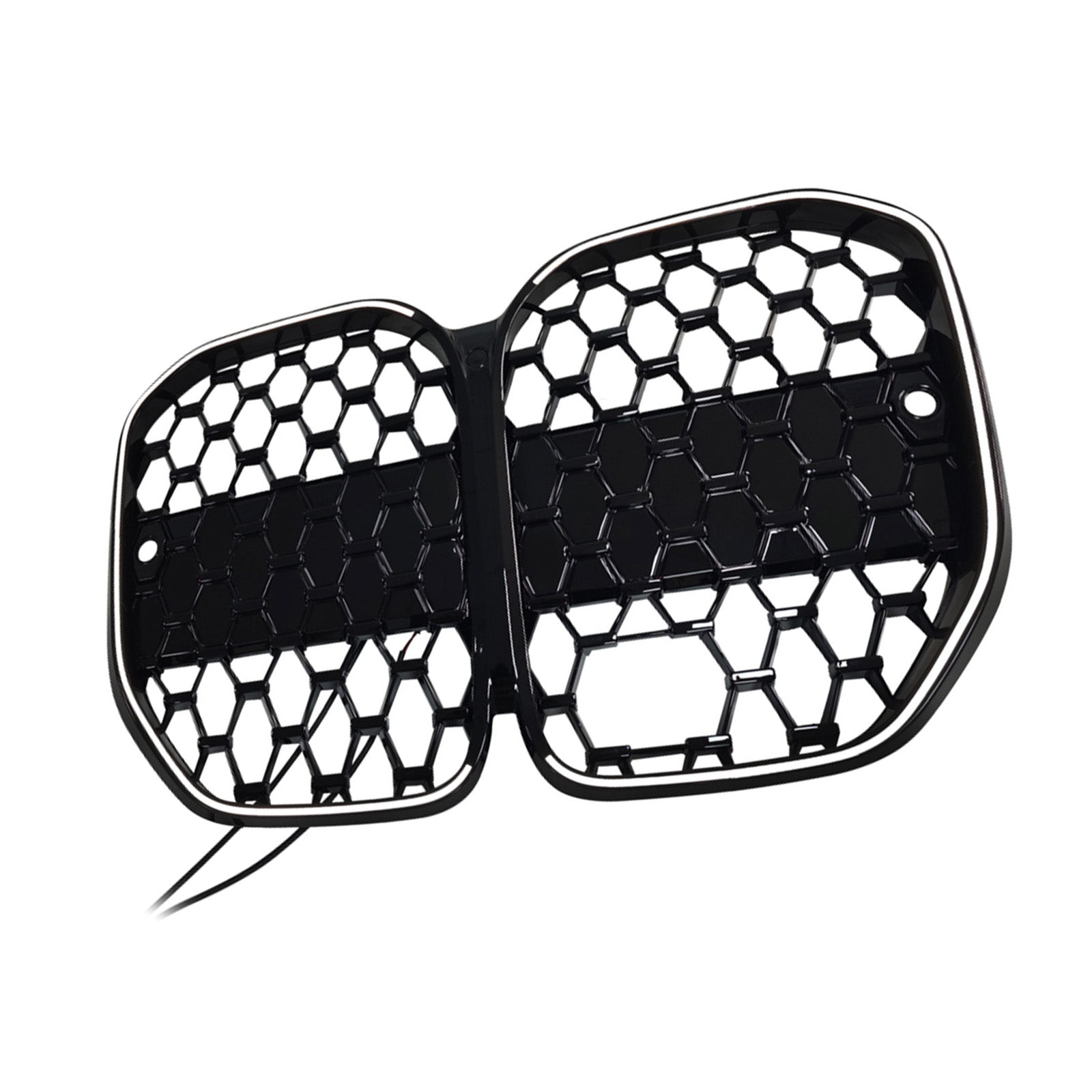 2020-2025 Fit BMW 4 Series G22 G23 G82 W/ ACC Black Front Bumper Grille Grill