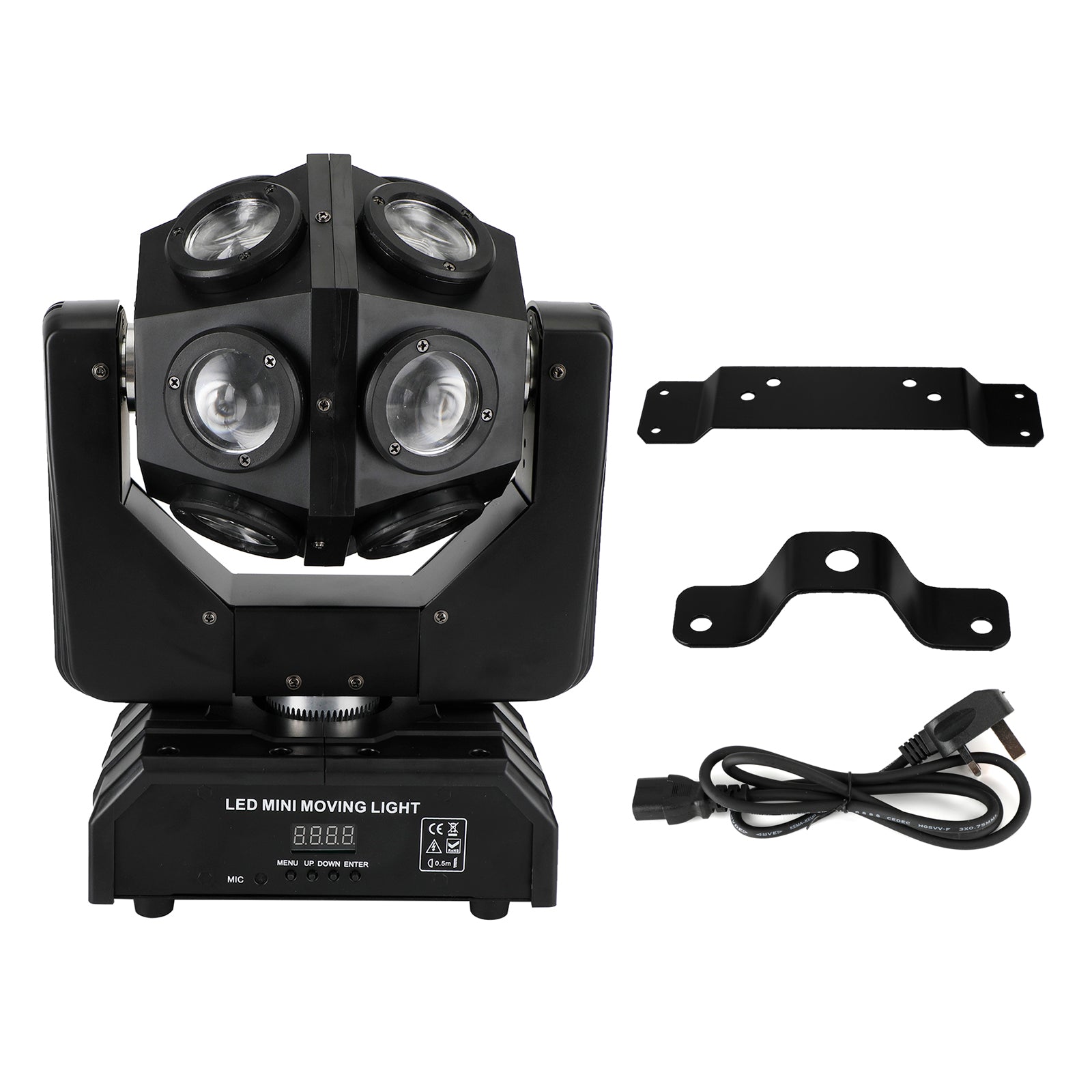 200W Moving Head 12 LED Rotating Beam Stage Light RGBW DJ Disco Party DMX UK
