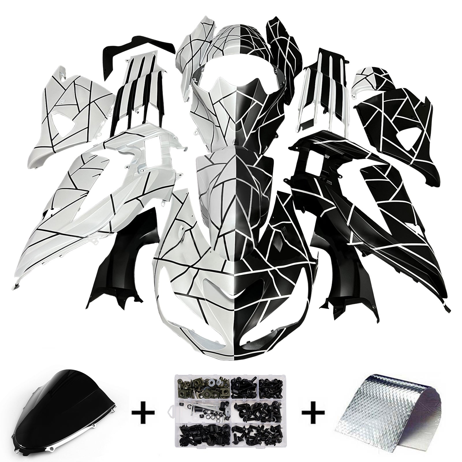 Injection Fairing Kit Bodywork fit For Kawasaki ZX14R ZZR1400 2012-2026