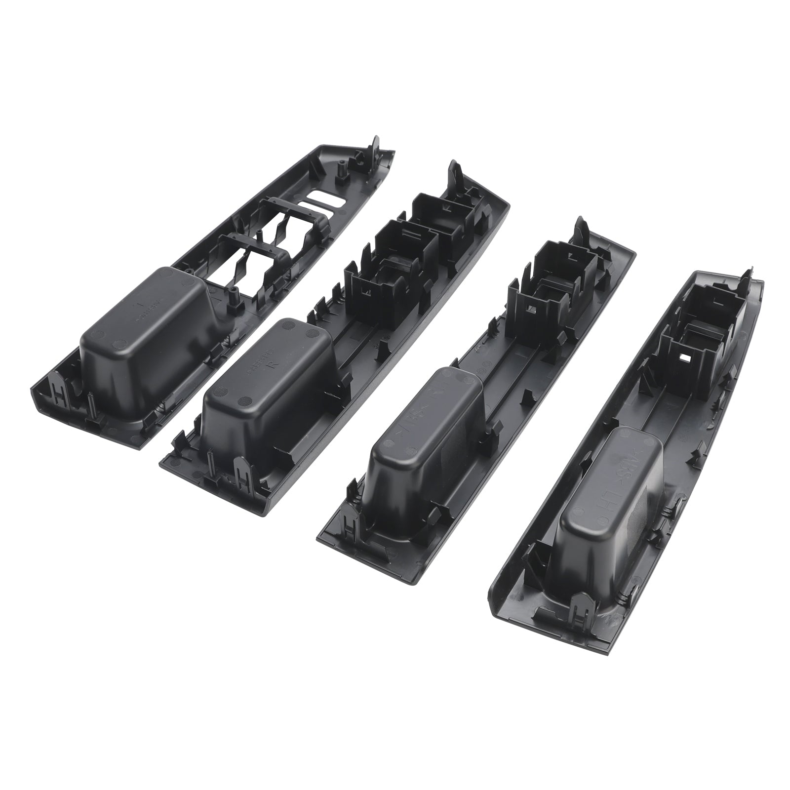 4pcs Window Switch Panel Bezel Trim For Toyota Yaris 2012-2014 74232-52550-C0 74231-52650-C0