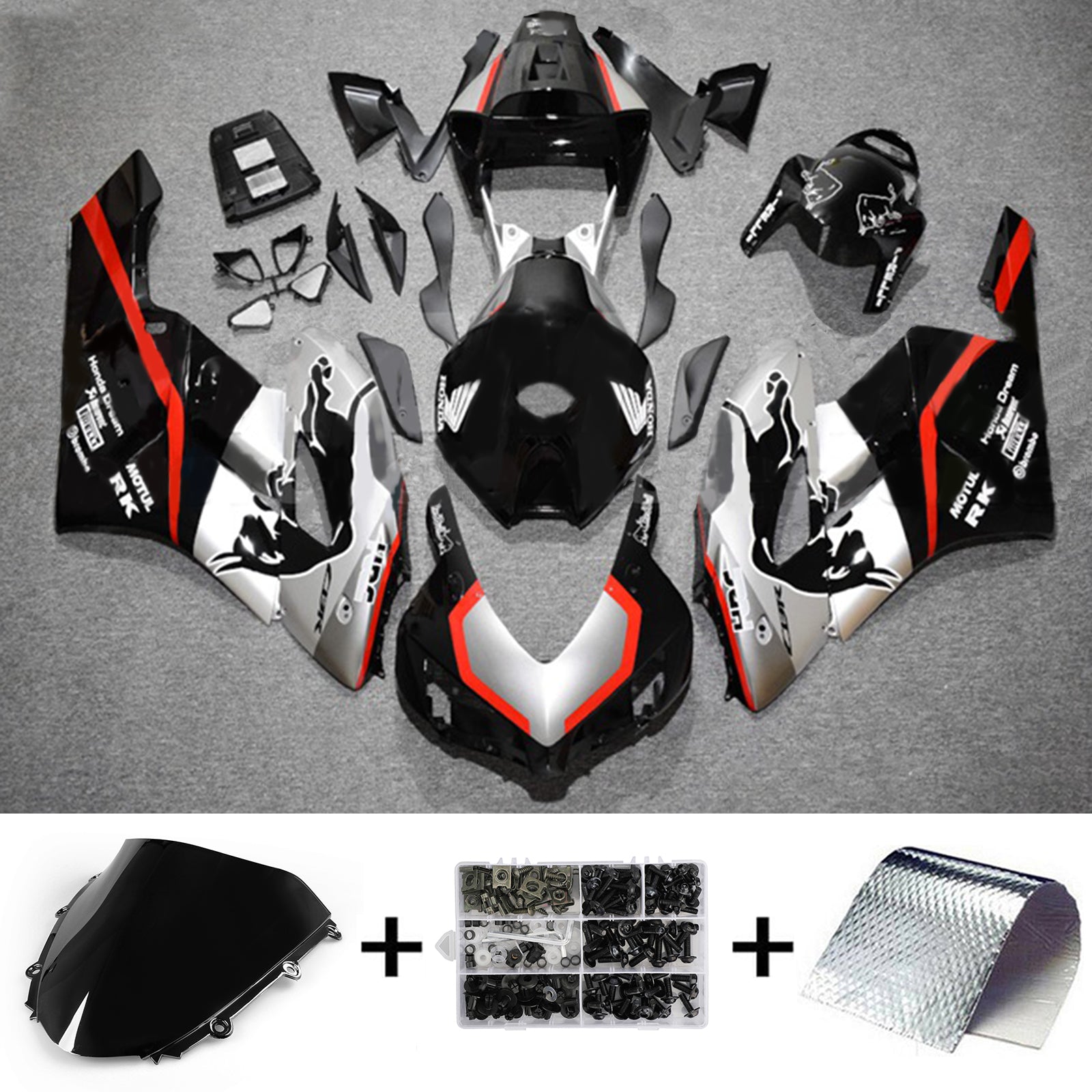 2004-2005 Honda CBR1000RR Fairing Kit Bodywork Plastic ABS