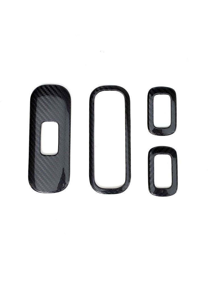 2019-2026 Fit Benz G-Class W464 W465 Carbon Fiber Glass Lift Switch Frame Trim