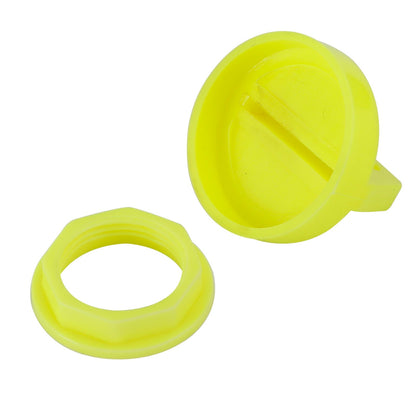 5X Yellow Ignition Key Cover w/Nut For Polaris RZR XP 570 800 900 1000 5433534 Generic