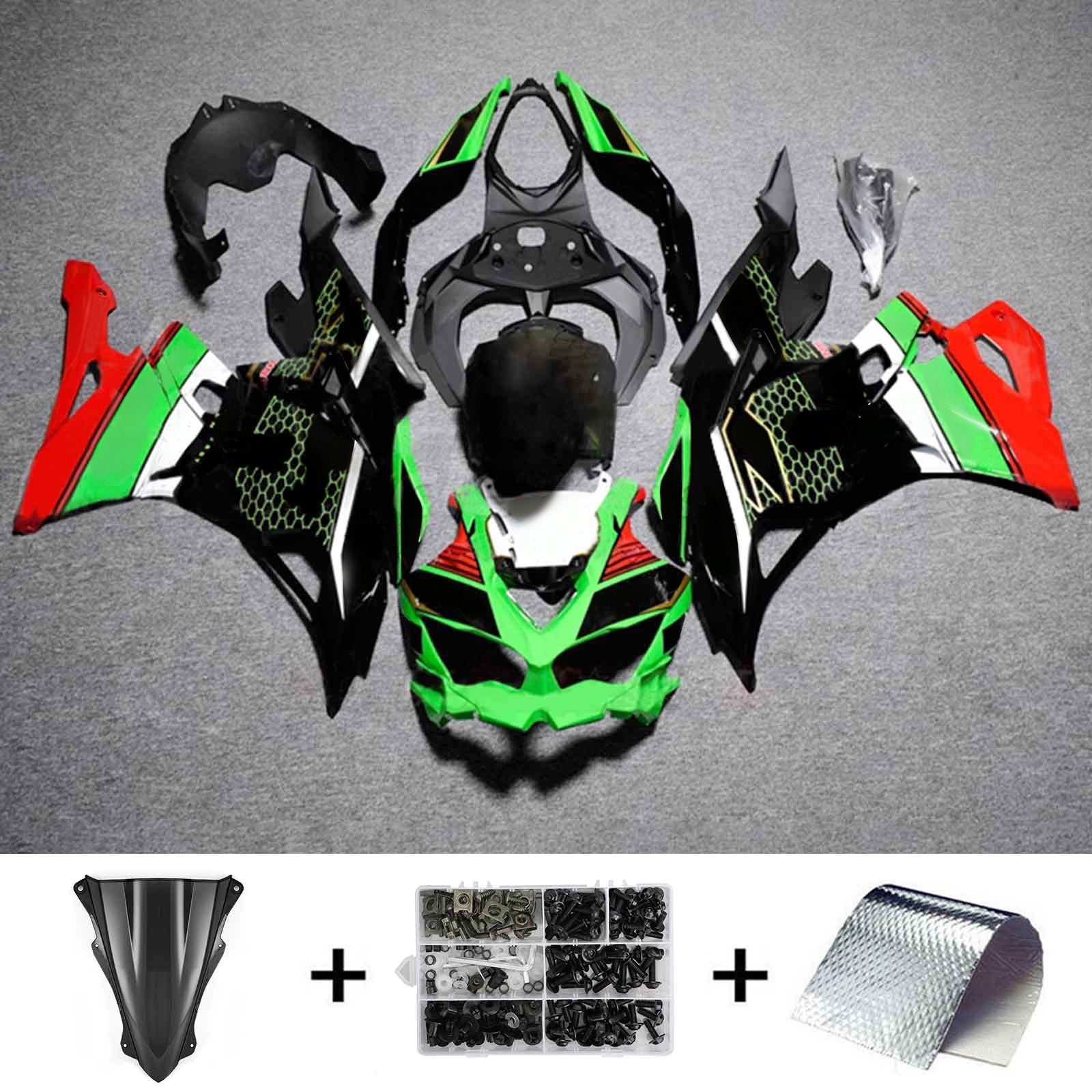 Injection Fairing Kit fit For Kawasaki Ninja ZX-25R ZX-4R ZX-4RR 2019-2025