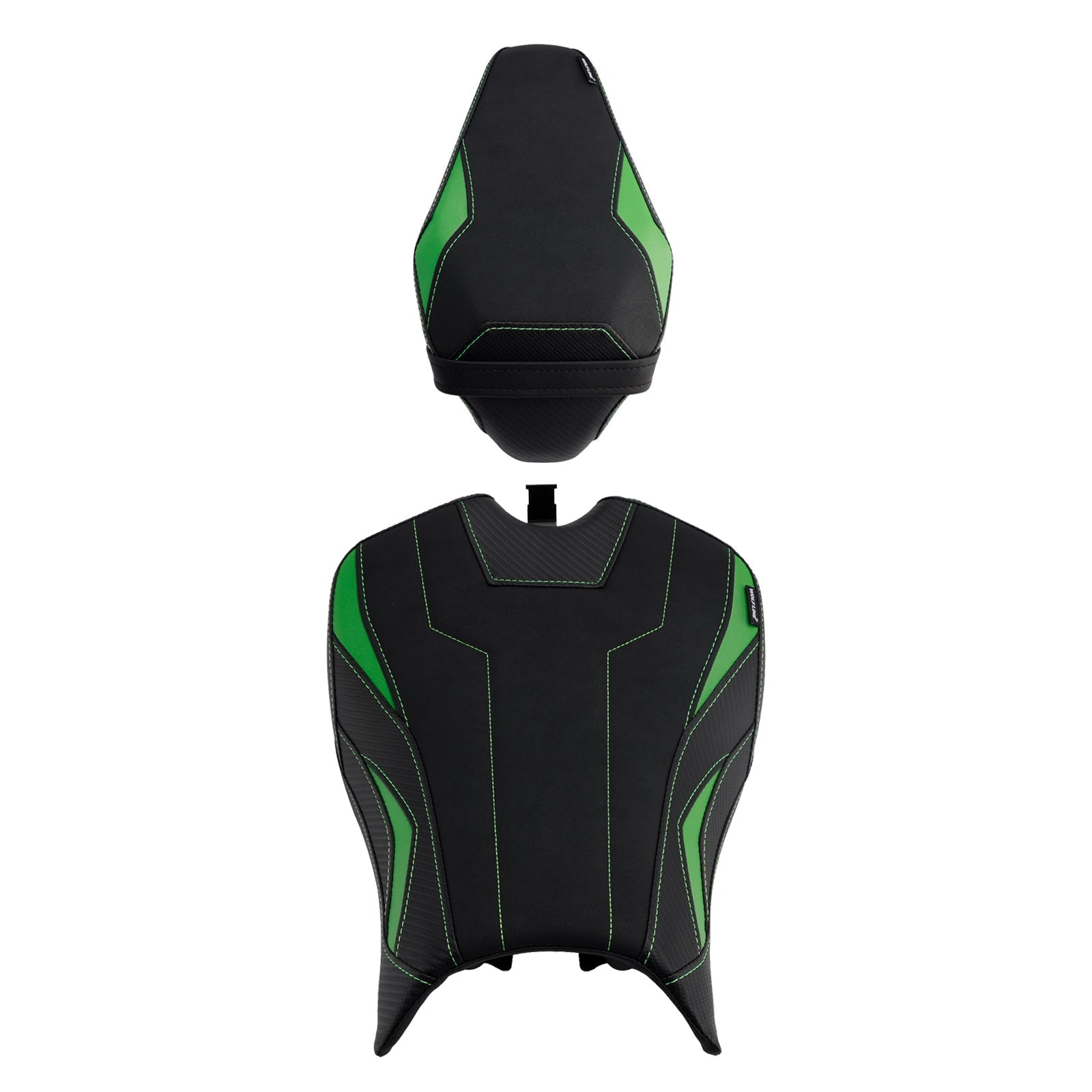 2025- For Kawasaki Ninja Z900 Zr900-F Driver&Passenger Seat Rear Cushion Green1