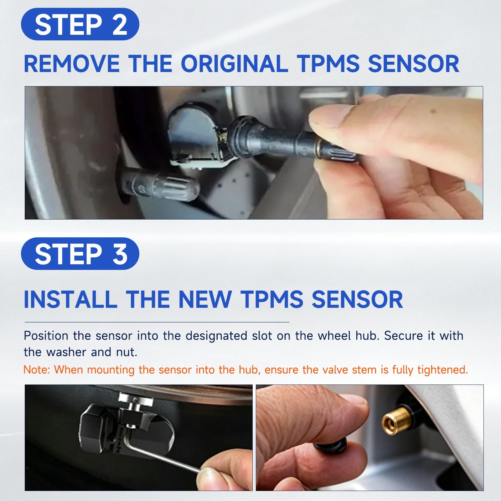 2021-2024 Tesla Model X 4Pcs Bluetooth TPMS Tire Pressure Sensor