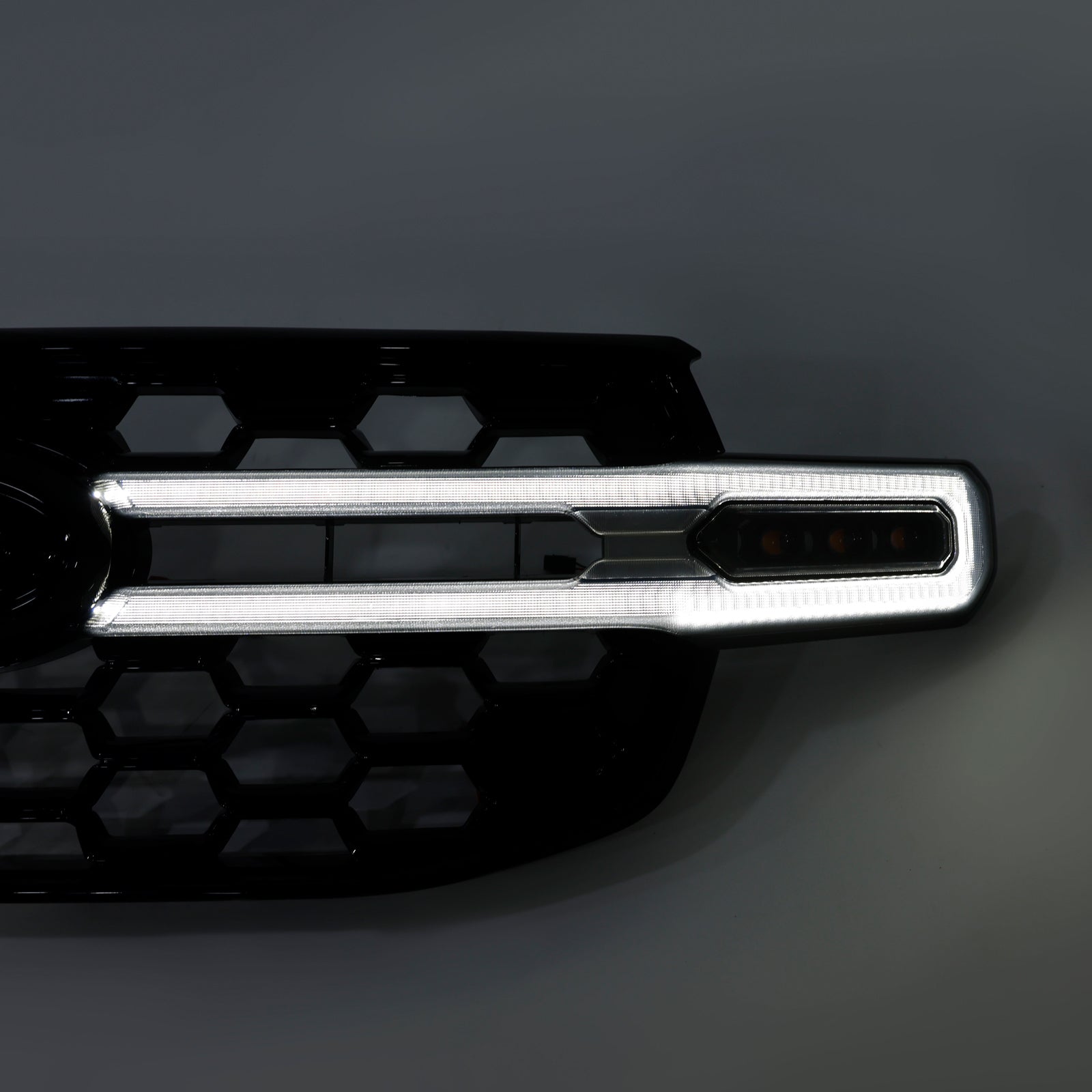 2023-2024 Ford Everest Next Gen T9 Front Bumper Grille Grill (With White LED)