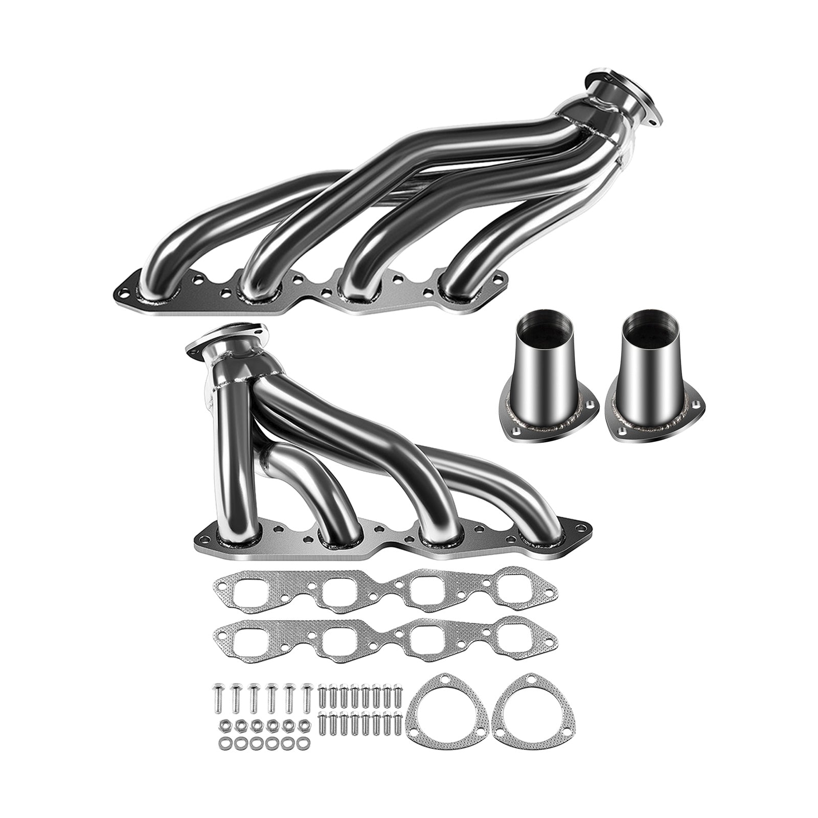 Exhaust Manifold Shorty Header Fit Chevy Bel Air 1971-1972 Fit Biscayne 6.6L