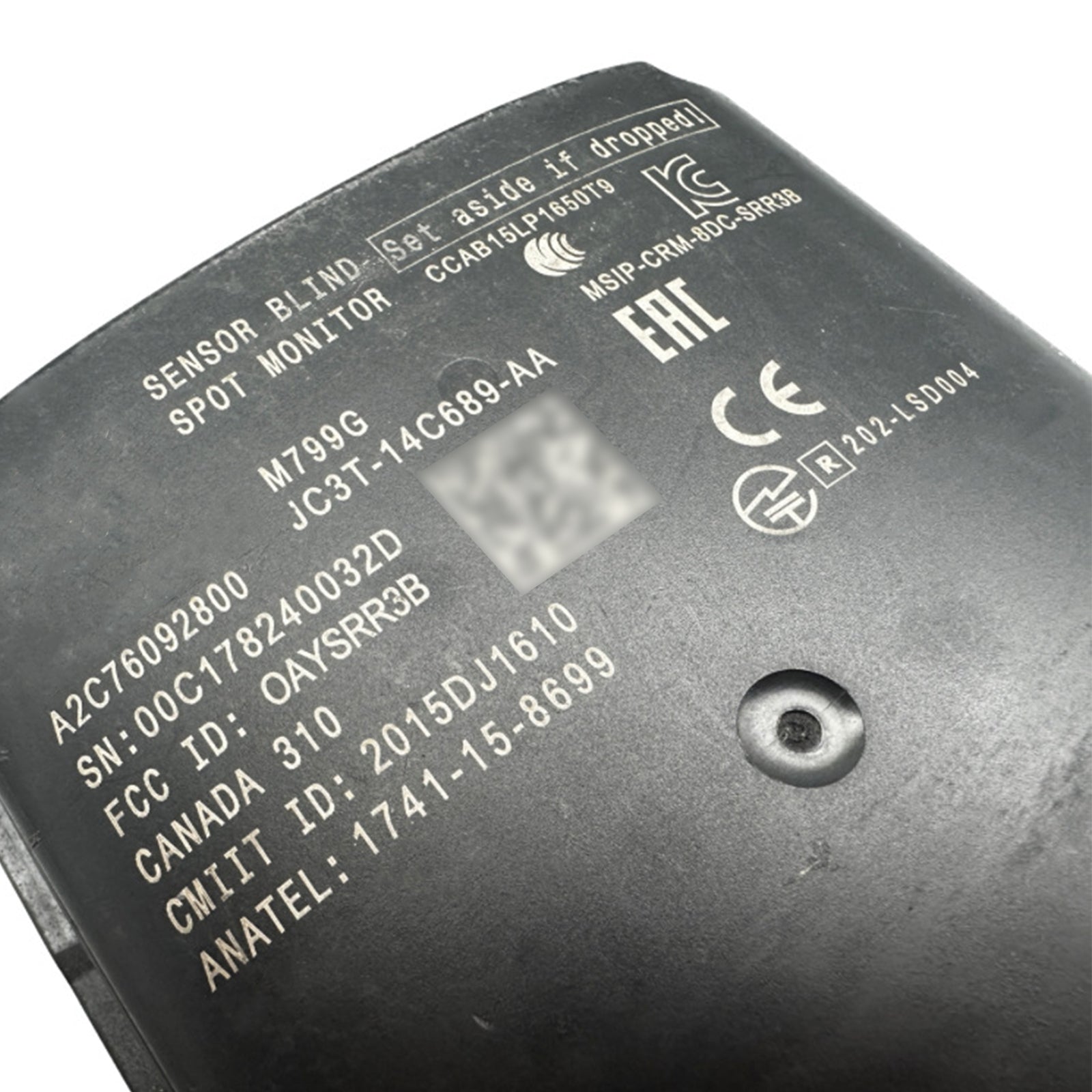 2018-2020 Ford F250 Super Duty Pickup Blind Spot Monitor Sensor Module JC3T-14C689-AA