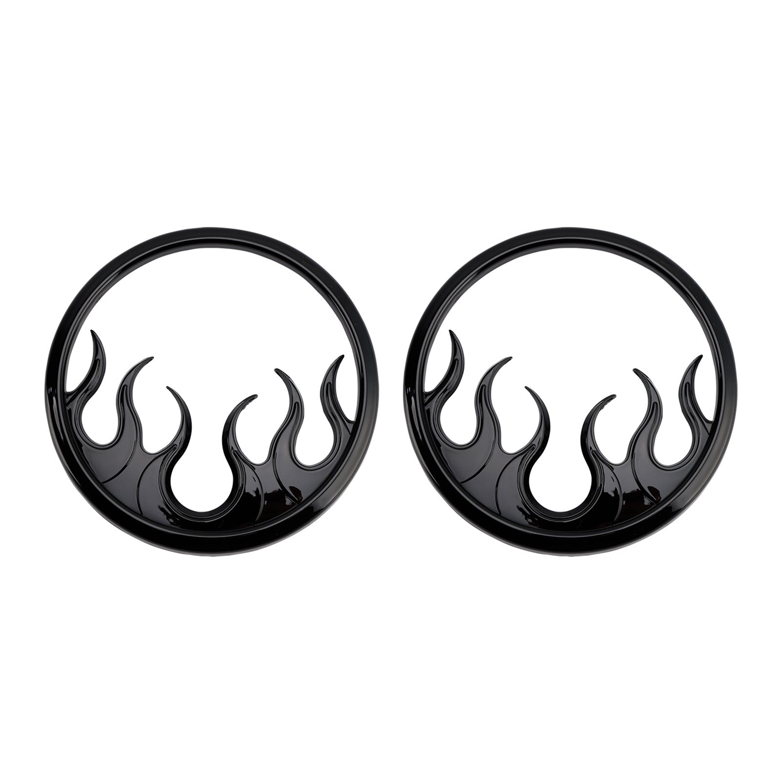 Flame Speaker Grills Accent Trim Cover For Touring Electra Glide Ultra Classic
