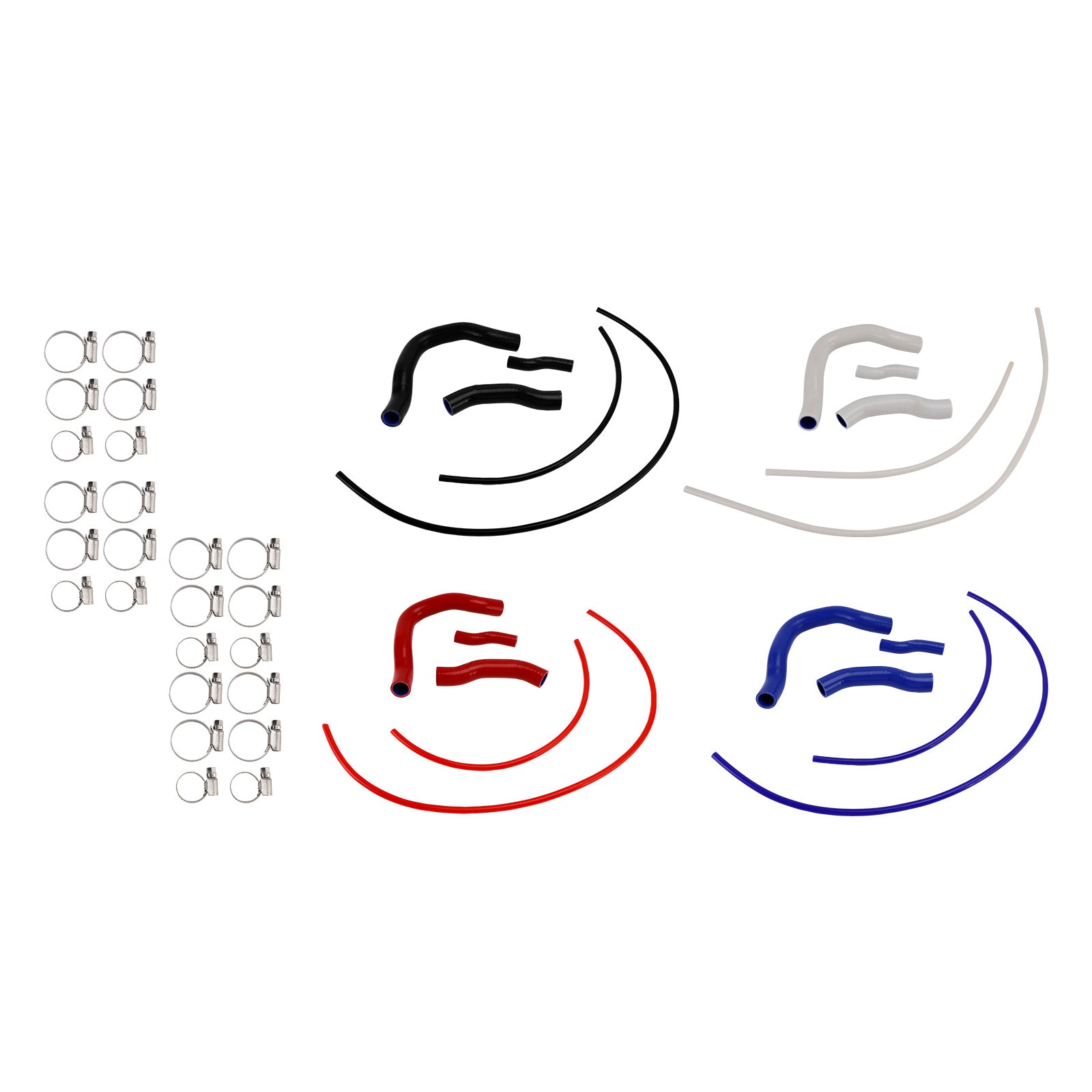 Silicone Radiator coolant Hose For Honda CB750 Hornet XL750 Transalp 23-25