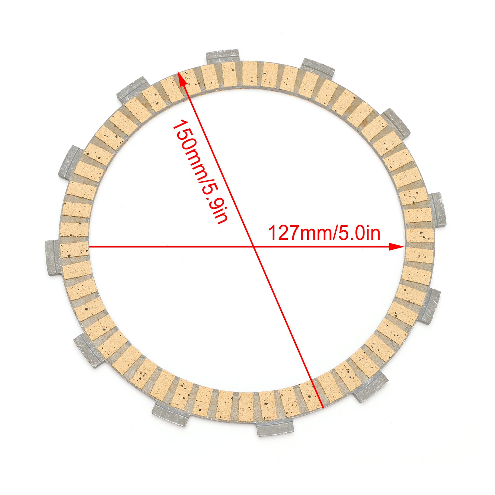 Clutch Friction Plate Kit fit for Honda GL1800 Gold Wing 2001-2017 CTX1300 2014