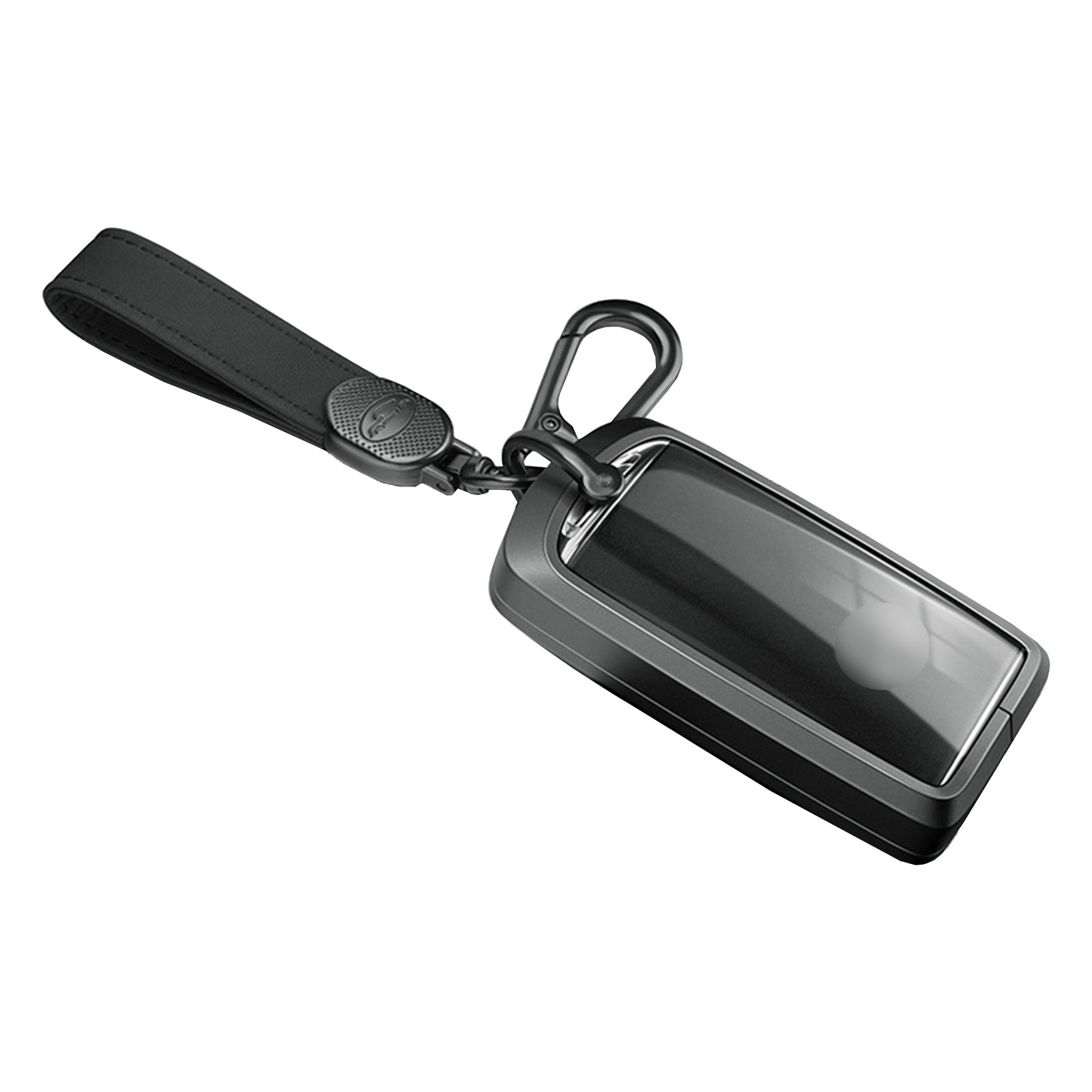 Aluminum Alloy TPU Black Car Key Case Cover With Buckle For Mazda CX-4 CX-5