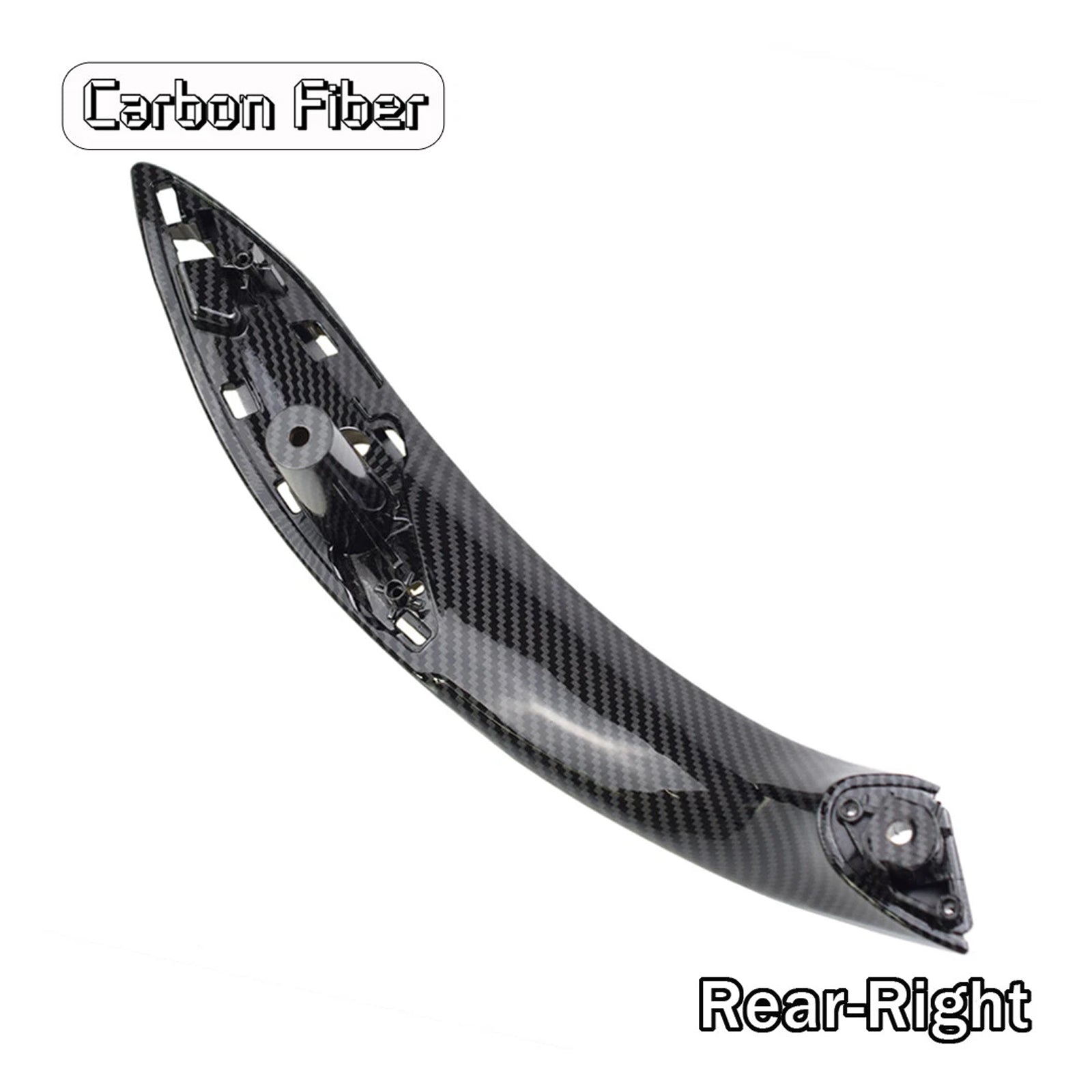 4PCS Carbon Inner Trim Door Pull Handle for BMW F30 F80 F31 F32 F33 F35