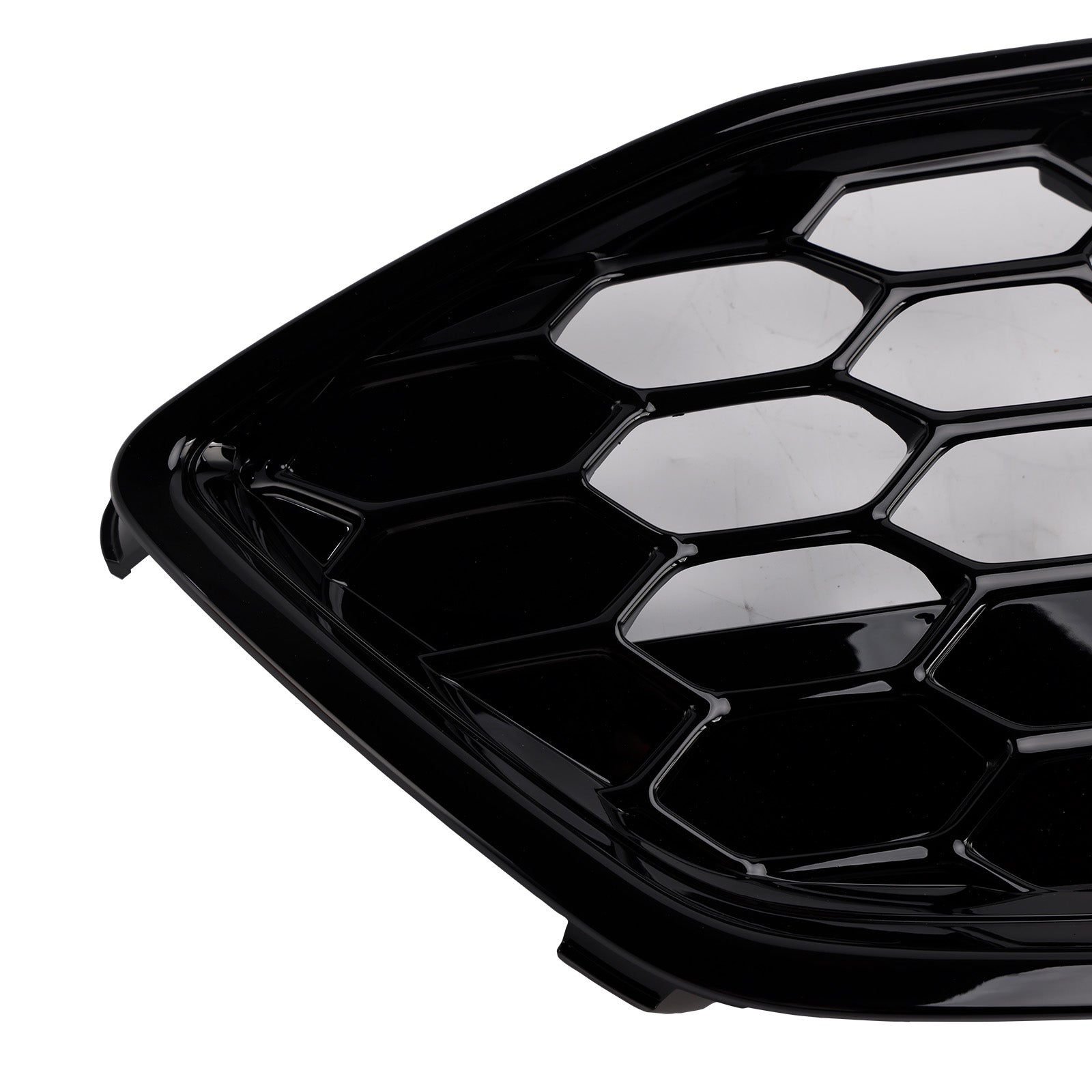 2018-2021 Ford Focus MK4 ST Style Gloss Black Mesh Front Bumper Grill