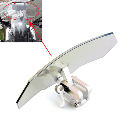 Universal Adjustablendshield Extension Deflector For Honda Yamaha