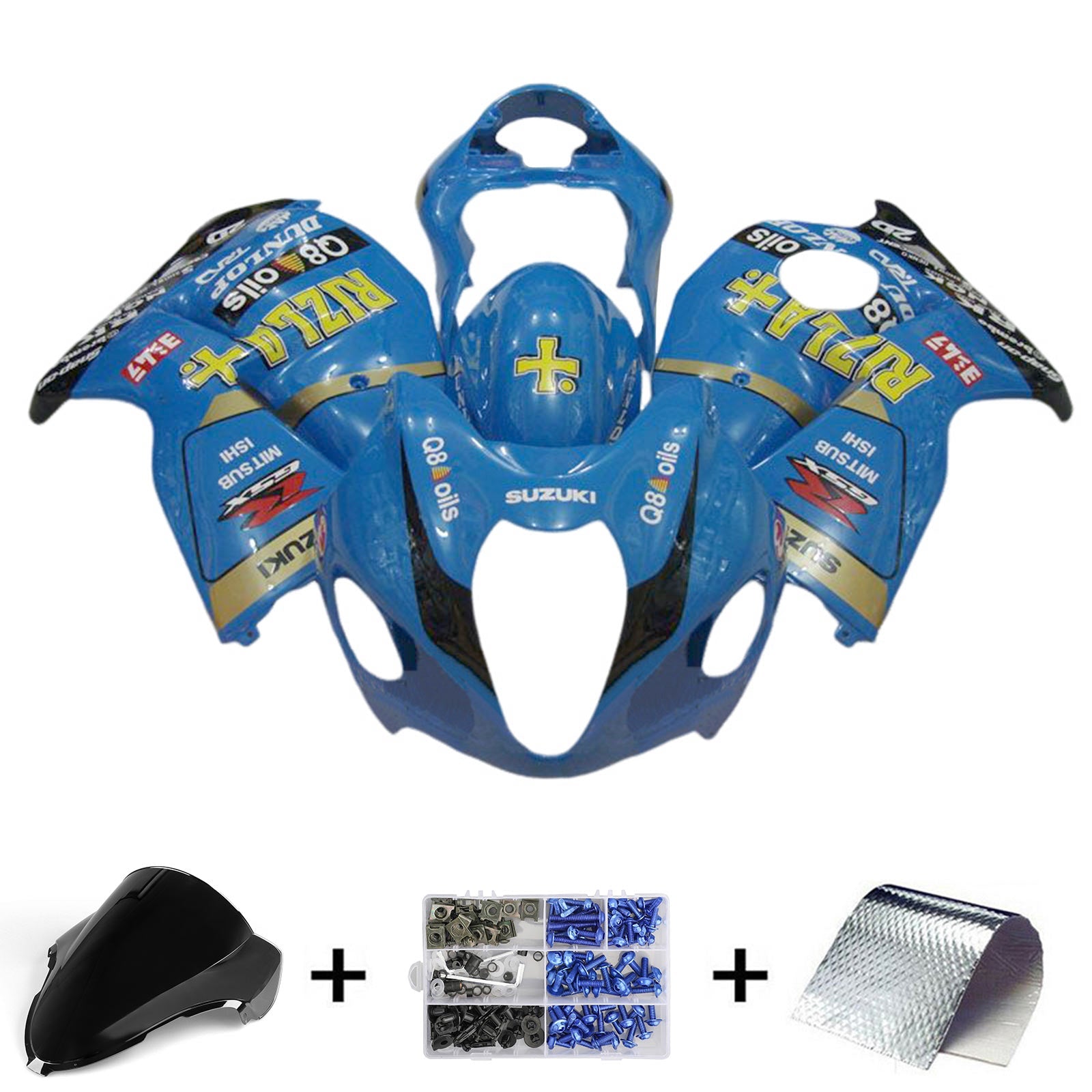 1999-2007 Suzuki Hayabusa GSX1300R Injection Fairing Kit Bodywork Plastic ABS