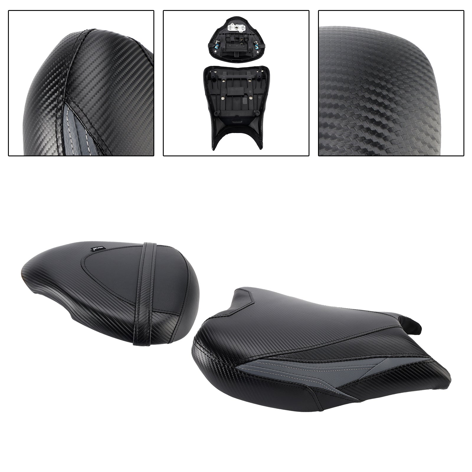 2022-2024 For Suzuki Gsx1300R Front&Rear Raider Passenger Cushion Kit Black2