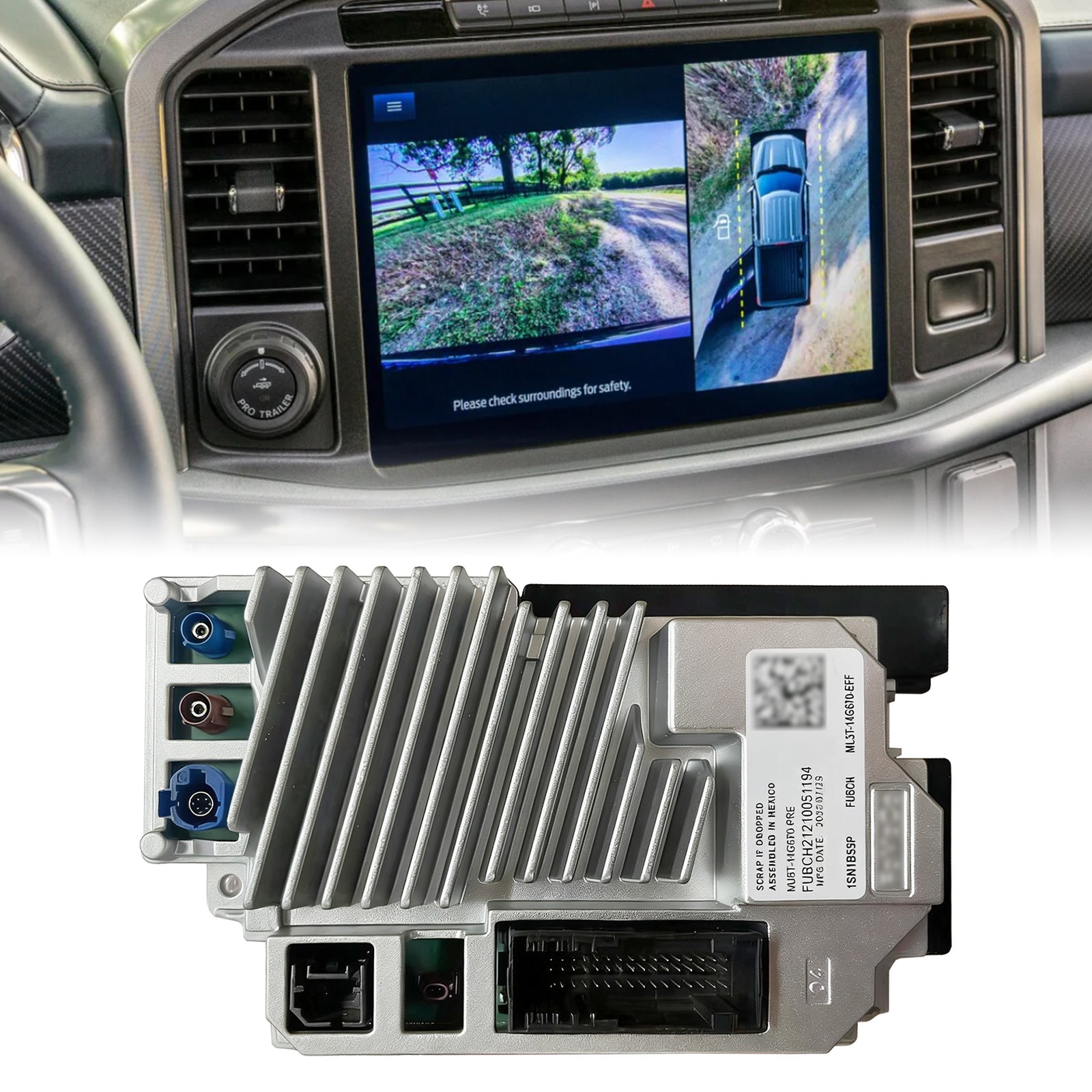 2021 2022 For Bronco SYNC4 APIM VIN Programmed w/ GPS Navigation ML3T-14G670-BFN