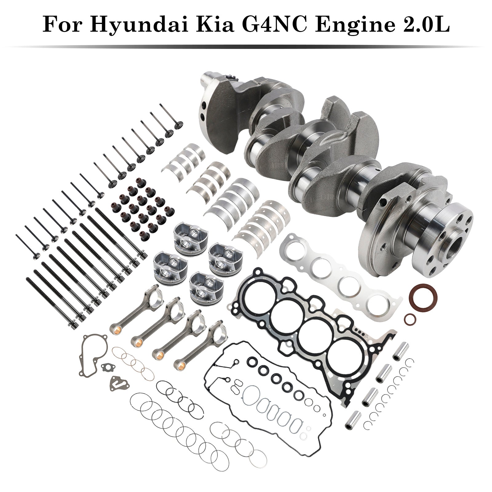 2021-2022 Kia Hyundai Creta (SU2r) 2.0L G4NC Engine Rebuild Overhaul Kit 23110-2E501
