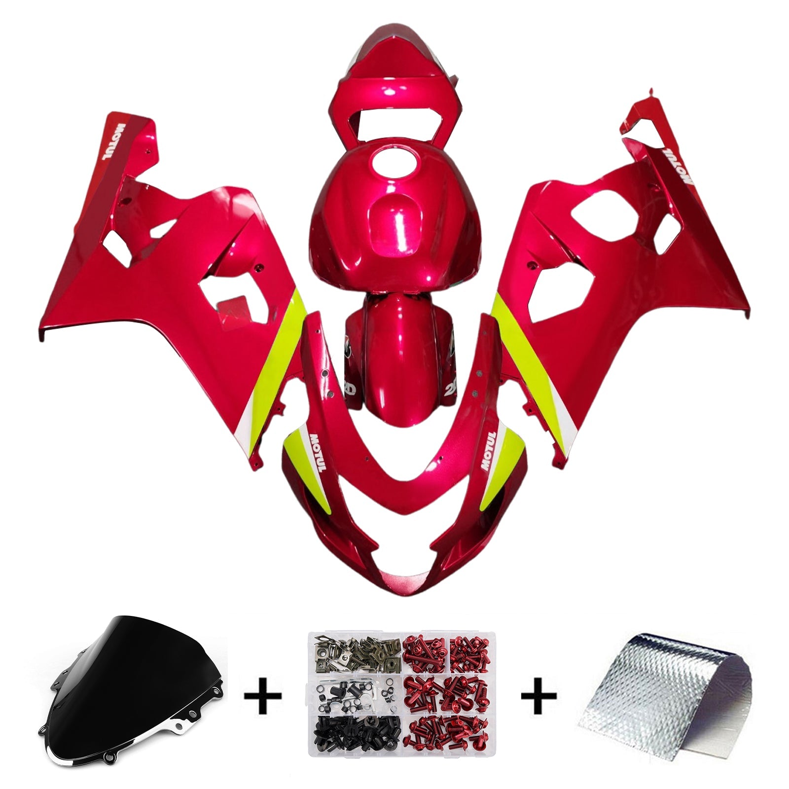 Injection Fairing Kit Bodywork Plastic ABS For Suzuki GSXR 600/750 2004-2005 K4