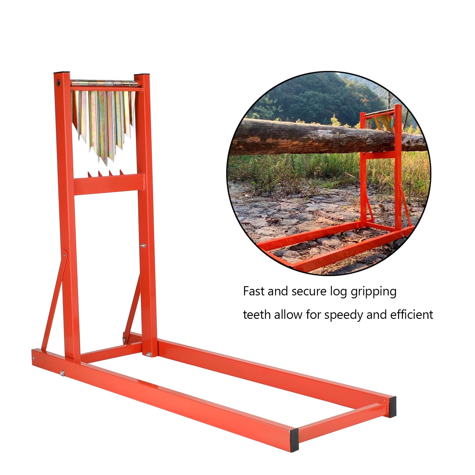 Log Stand Saw Horse Chainsaw Saw Horse Holder Smart holder Log Wood Loggers