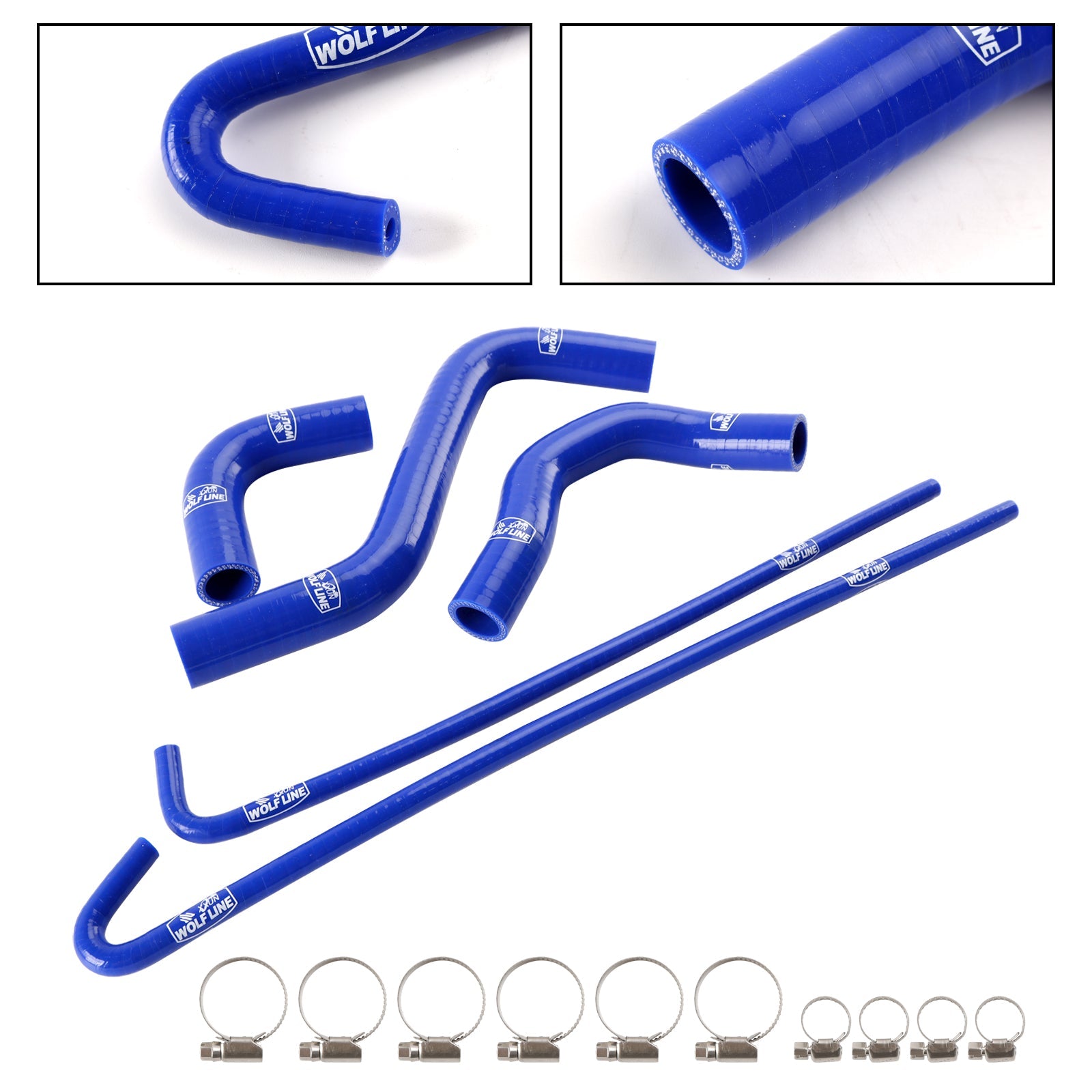 2017-2026 Kawasaki Z900 Silicone Radiator coolant Hose kit