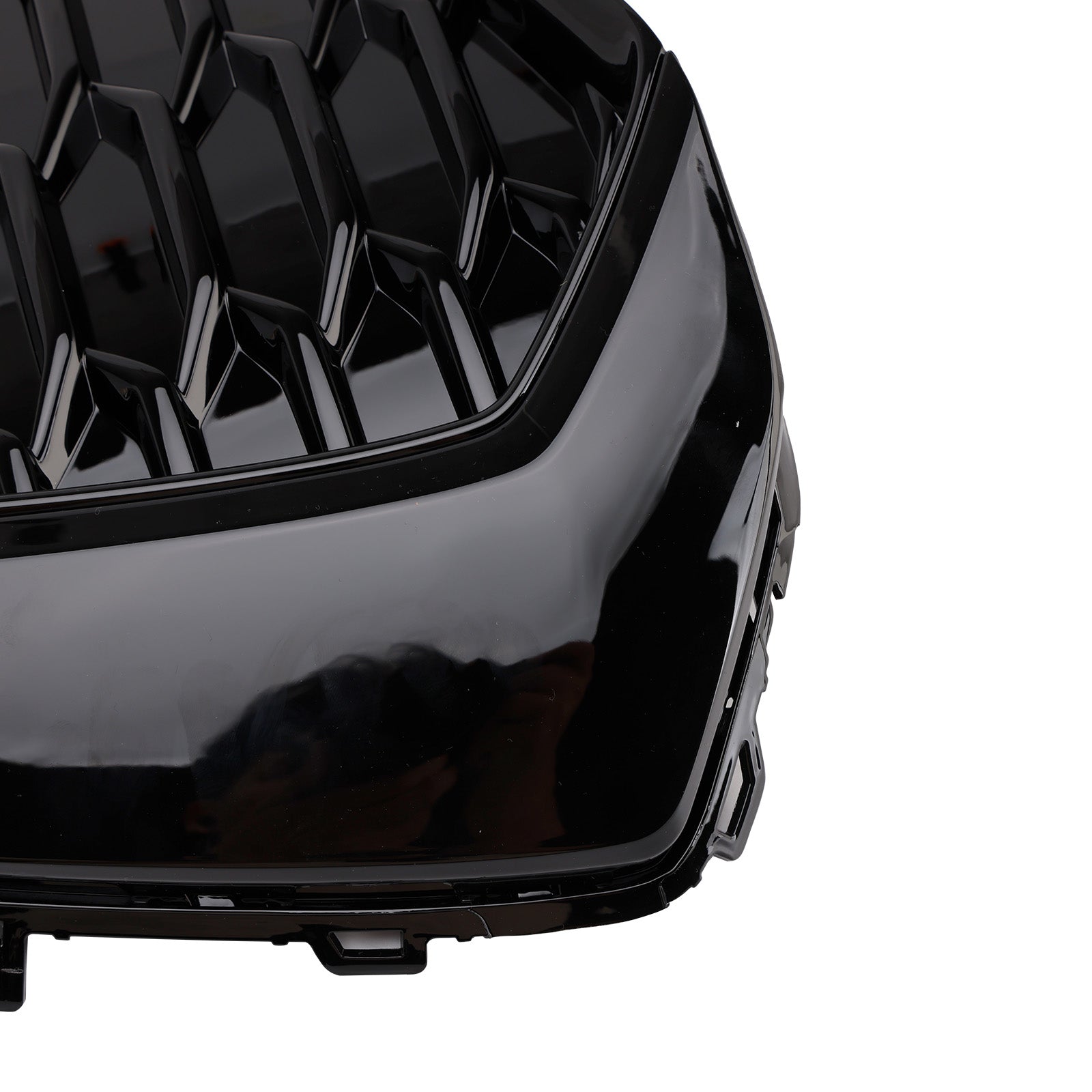 Audi A3 S-line 2021-2023 Black Front Honeycomb Fog Light Grille Cover