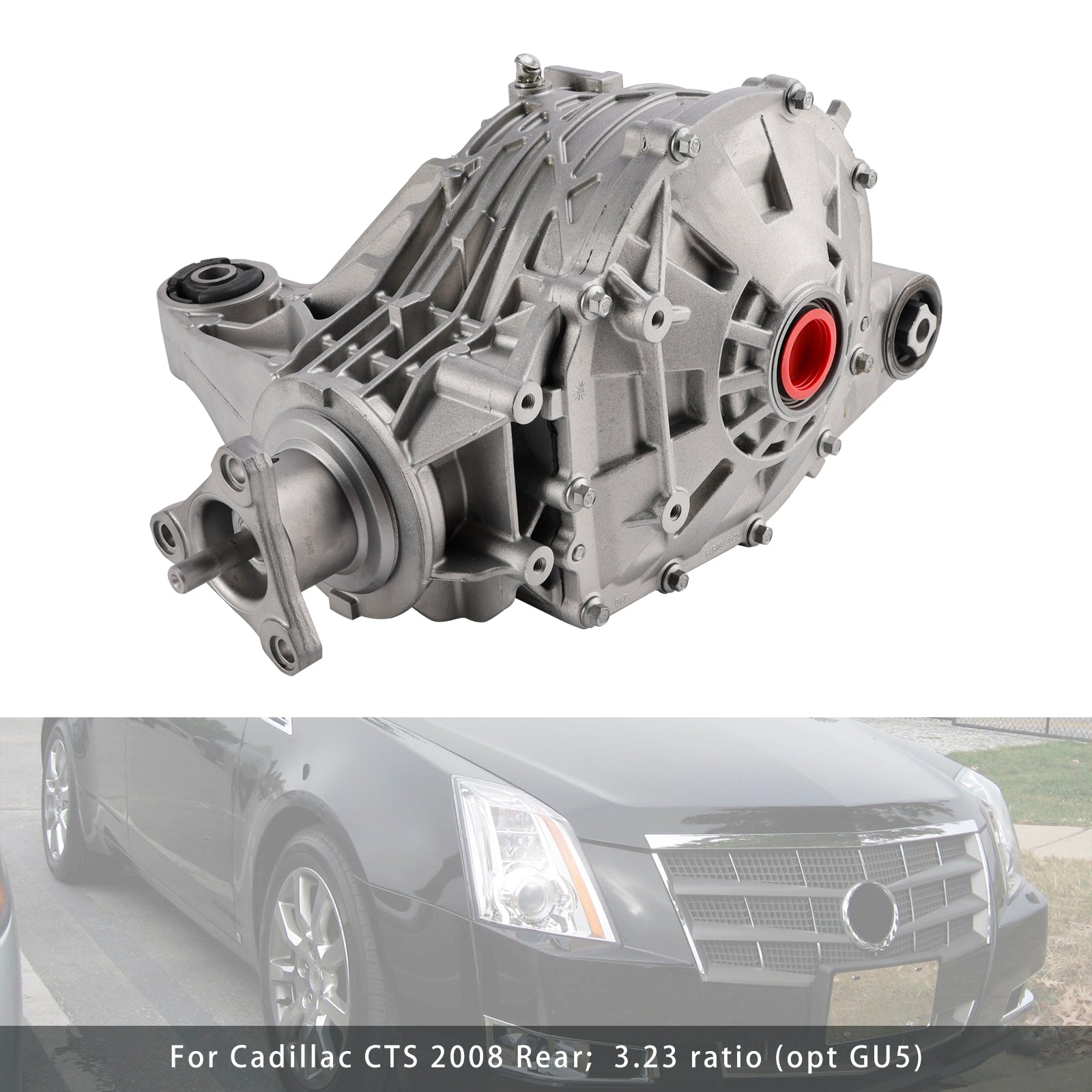 2014 Cadillac CTS Rear Cpe, Base, 3.23 ratio (opt GU5) Rear Axle Differential Carrier 25979053 25868433 440-00155